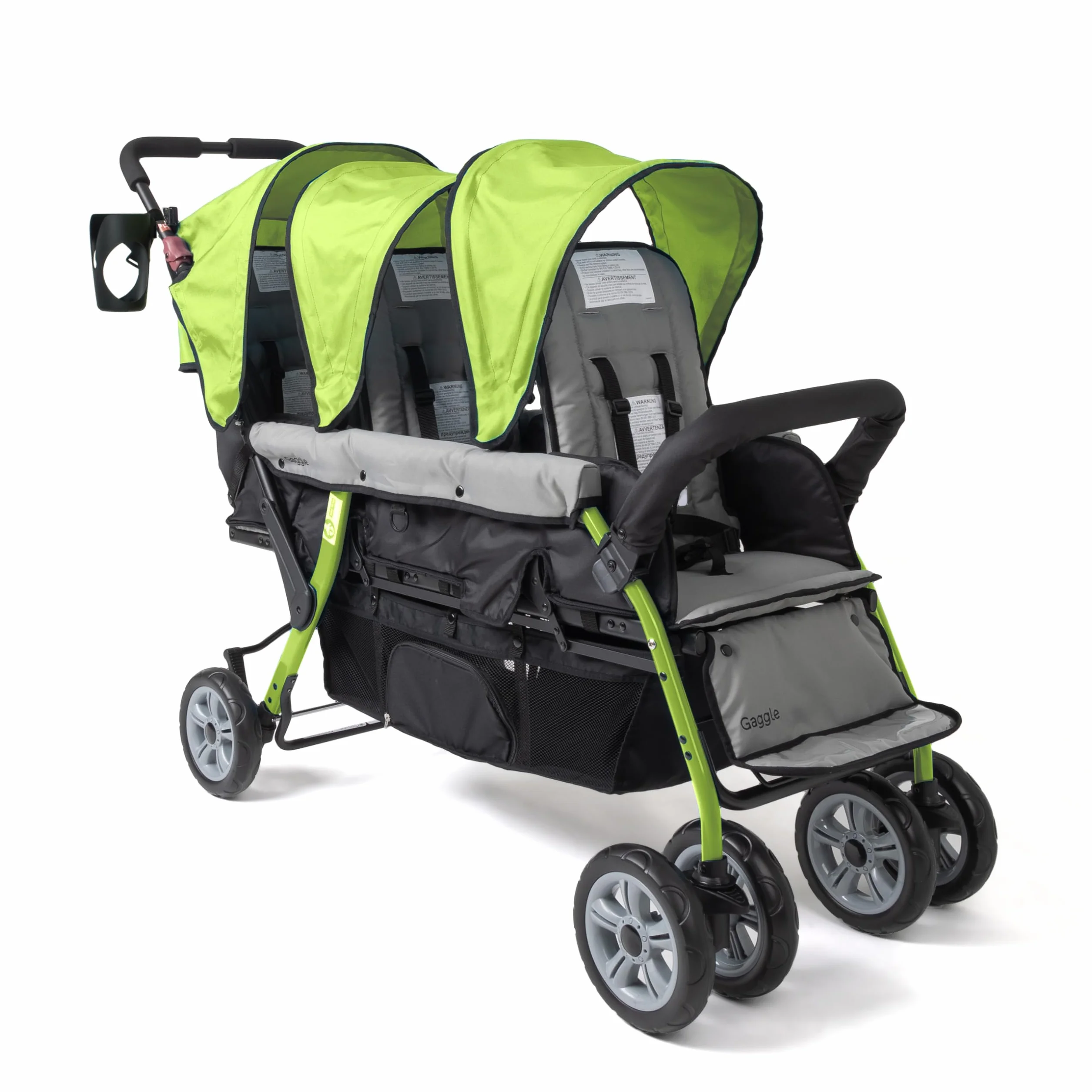 ITALTRIKE Foundations Passeggino TRIO SPORT 3 Posti in Tandem