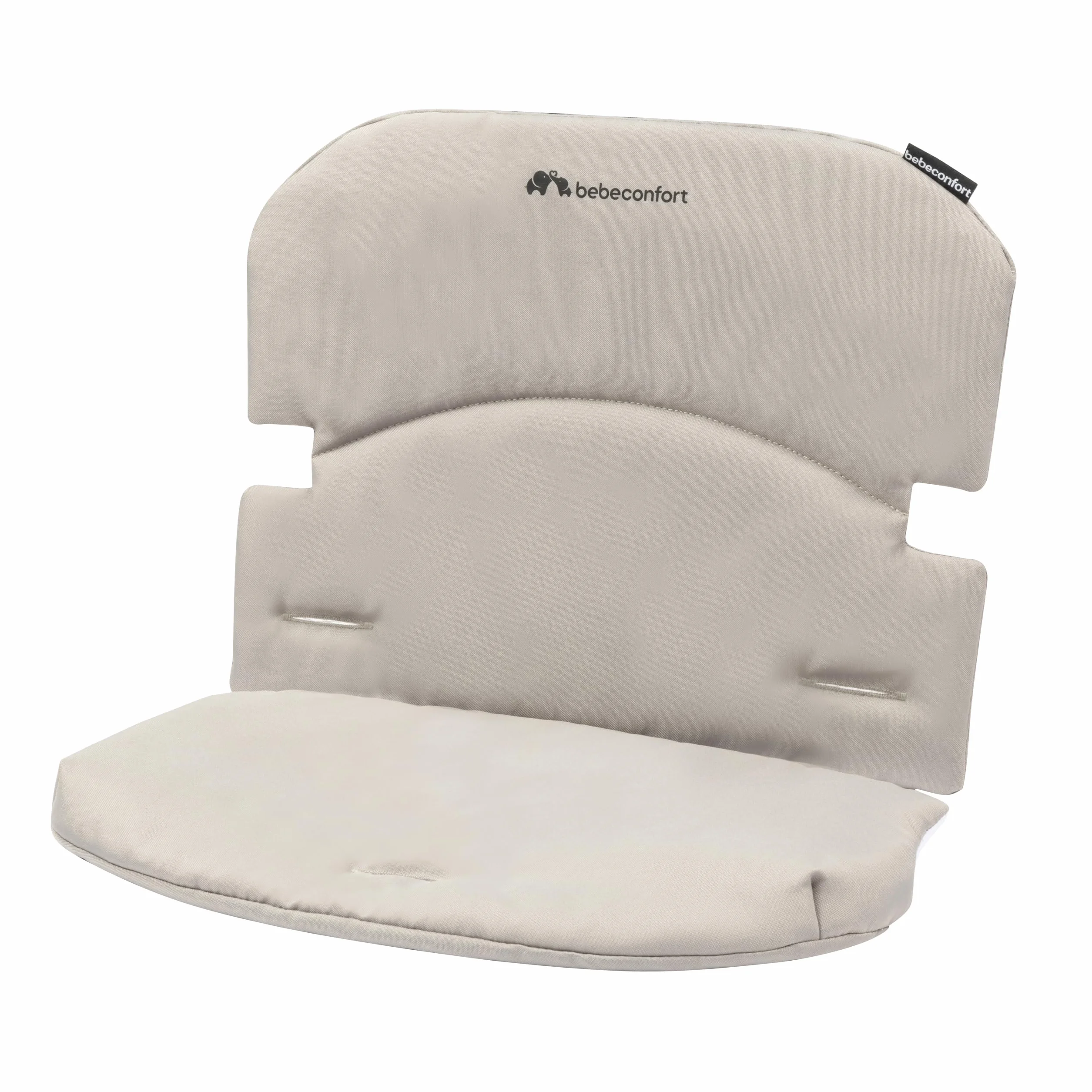 Bebeconfort Cuscino per Seggiolone pappa in legno Timba e Timba Basic, rivestimento impermeabile, colore Grey Mist