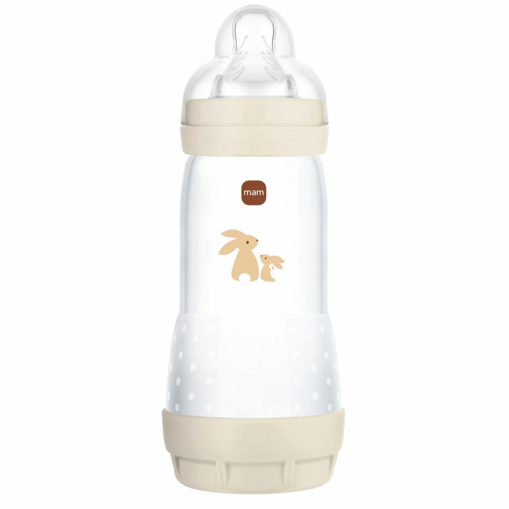 MAM Biberon Easy Start/Anti-Colica 320 ml Sabbia Tettarella Portata 3