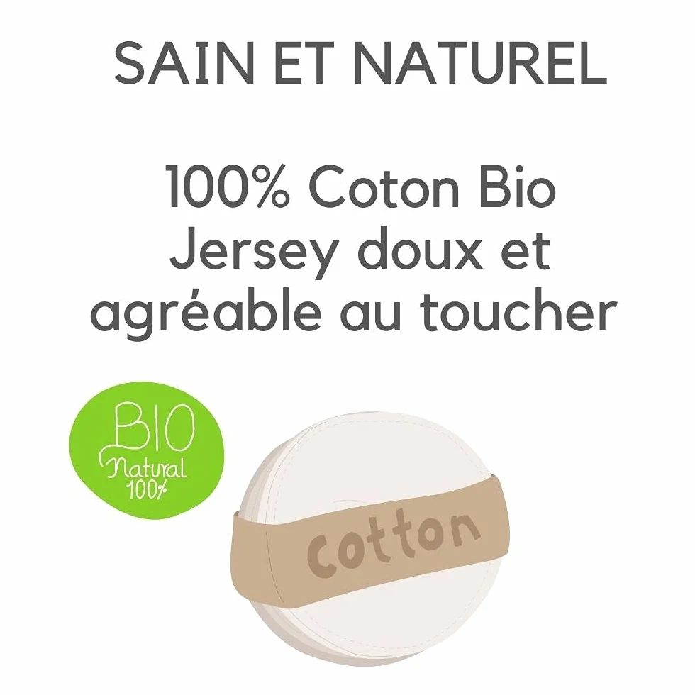 Set di 3 lenzuola con angoli, 70 x 160 cm, per lettino da bambino e neonato, 100% cotone biologico, bianco, elastico e traspirante, sonno sano, marchio Easy sleep, etichetta certificata Oeko-Tex, di qualità, prodotto nell’Unione europea