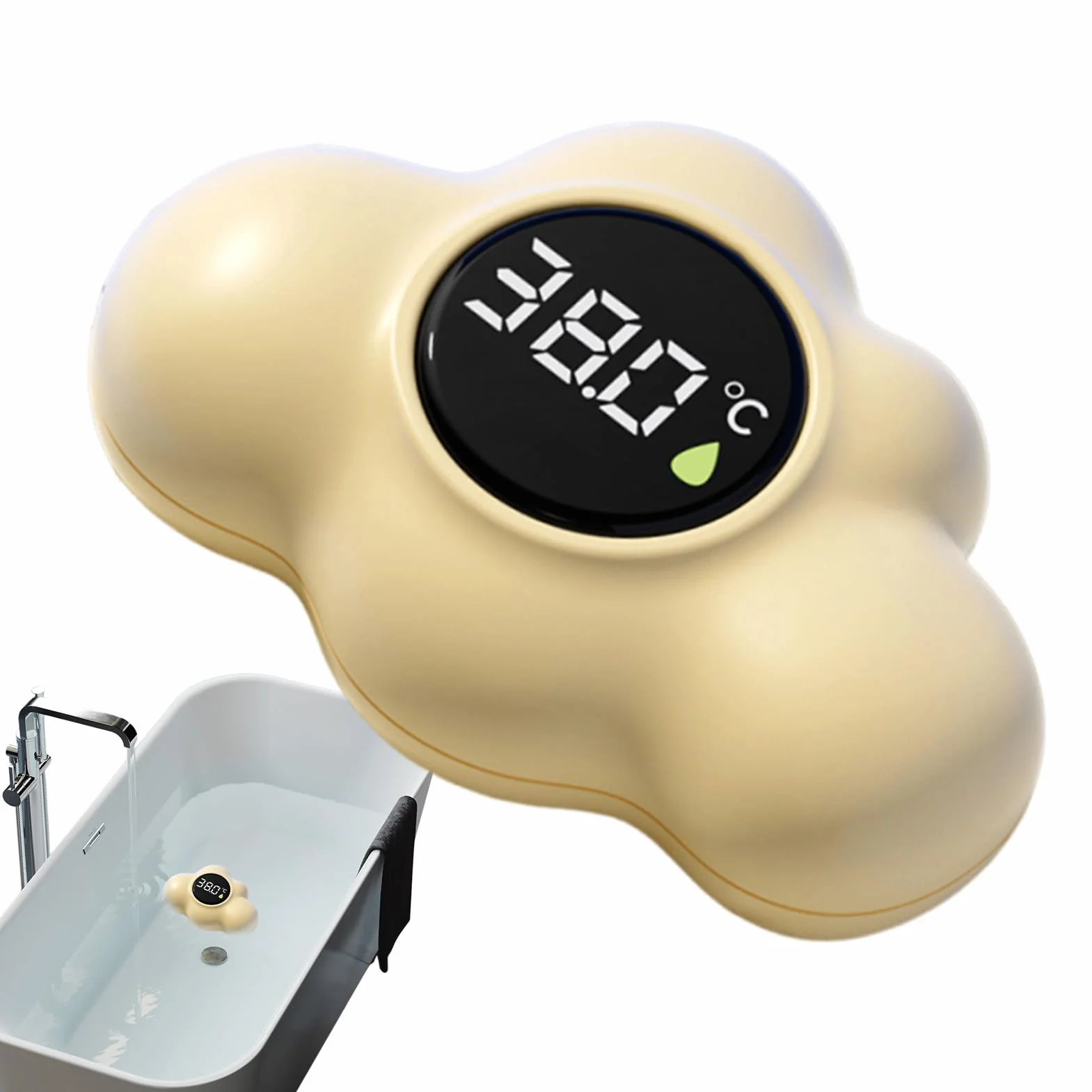 Termometro Da Bagno Per Bambini - Termometro Digitale Per Acqua Con Display A LED, Termometri Per Vasche Da Bagno Per Bambini, Termometri Bagnetto Neonato Digitale Galleggiante