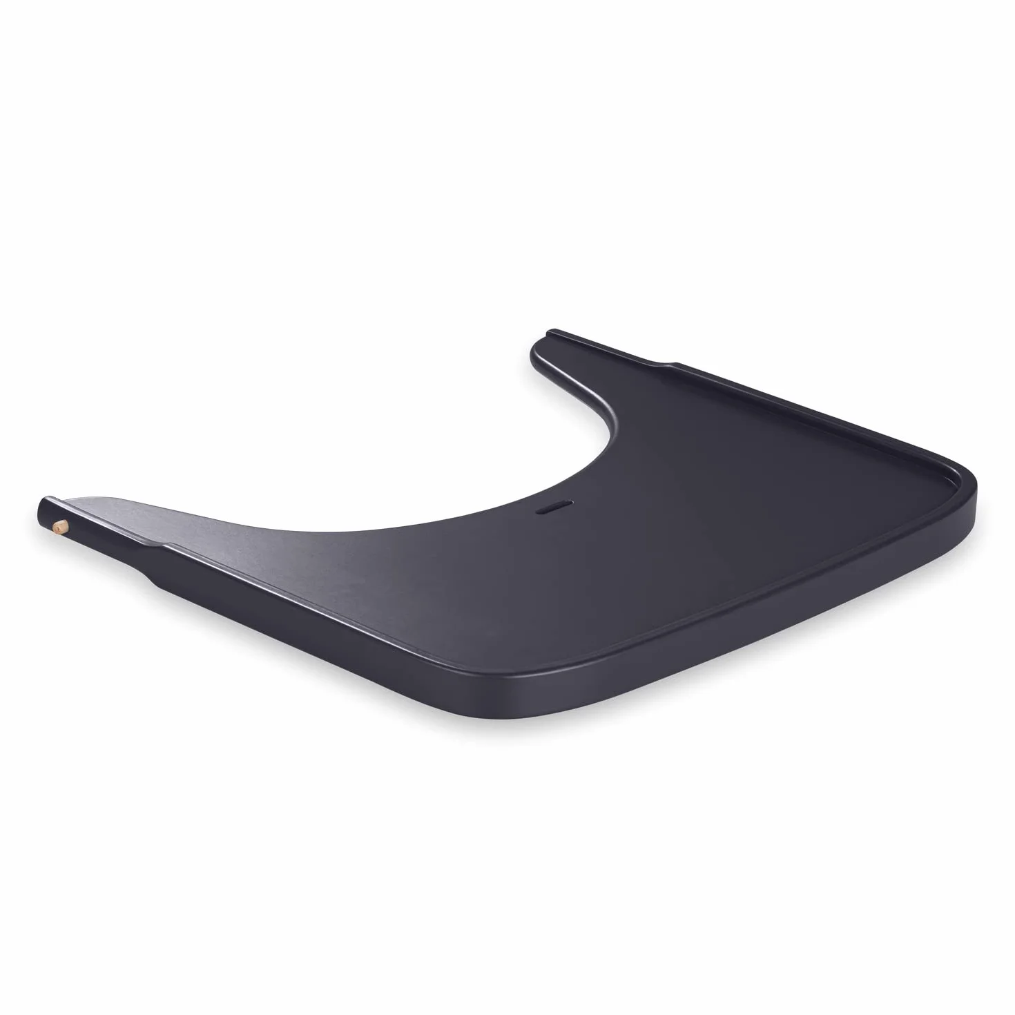 hauck Alpha Wooden Tray, Grigio Scuro - Vassoio in Legno Compatibile con Seggiolone Pappa Alpha+ e Beta+ per Bambini 6-36 Mesi, con Bordo Rialzato e Cert. FSC®