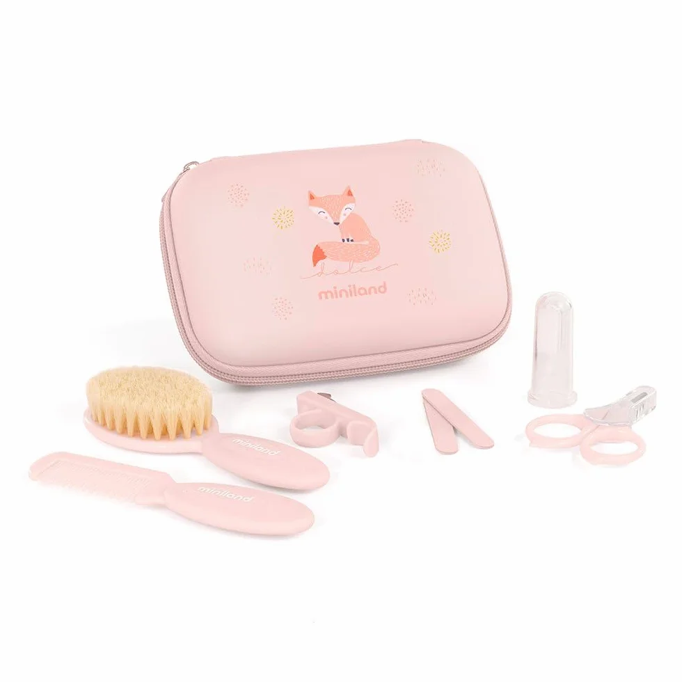 Miniland Baby Kit Candy. Borsa da toilette con articoli per la cura del bambino.