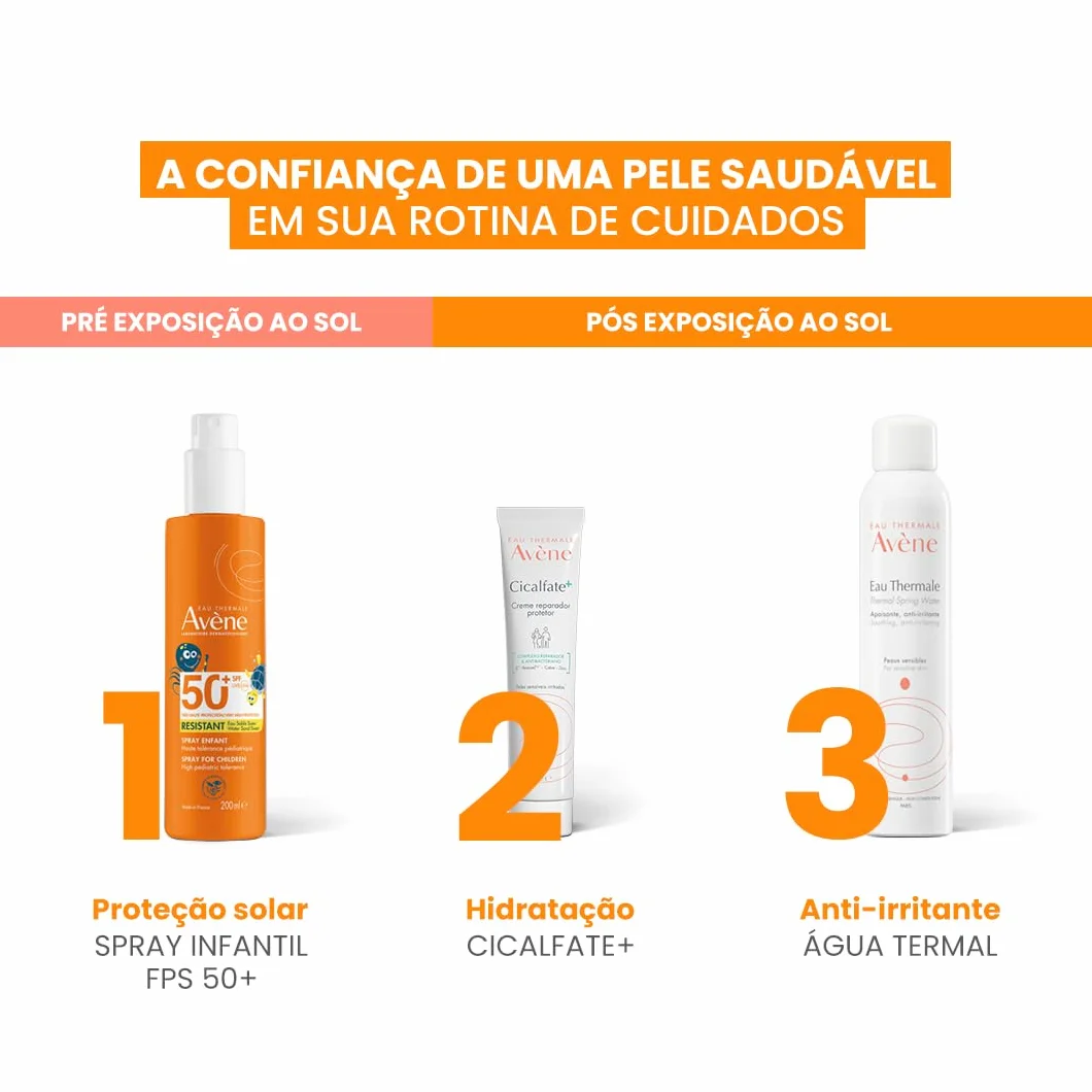 EAU THERMALE AVENE SOLARE SPRAY BAMBINO SPF 50+ 200 ML NUOVO PACK