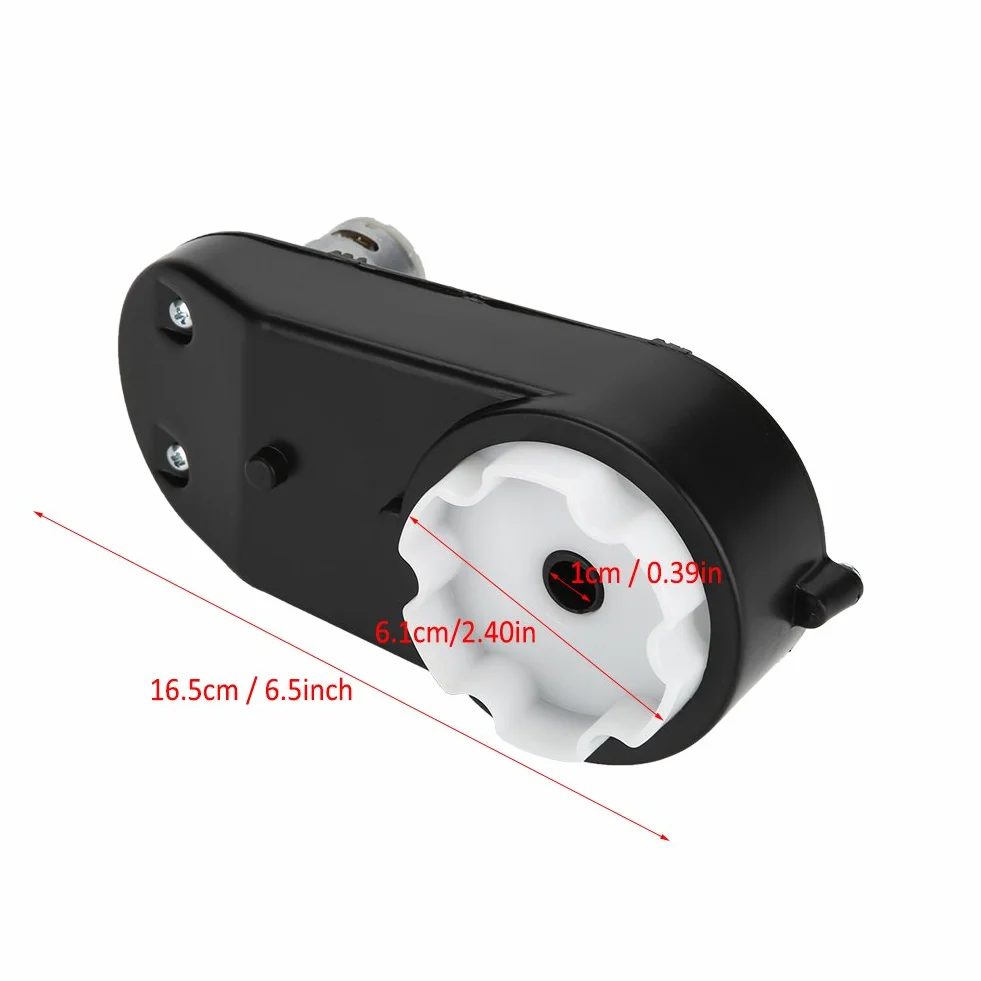 Riduttore per auto per bambini, riduttore per bambini, riduttore per motore elettrico 6V/12V 12000-20000 giri/min per auto giocattolo per bambini(12V 16000RPM)