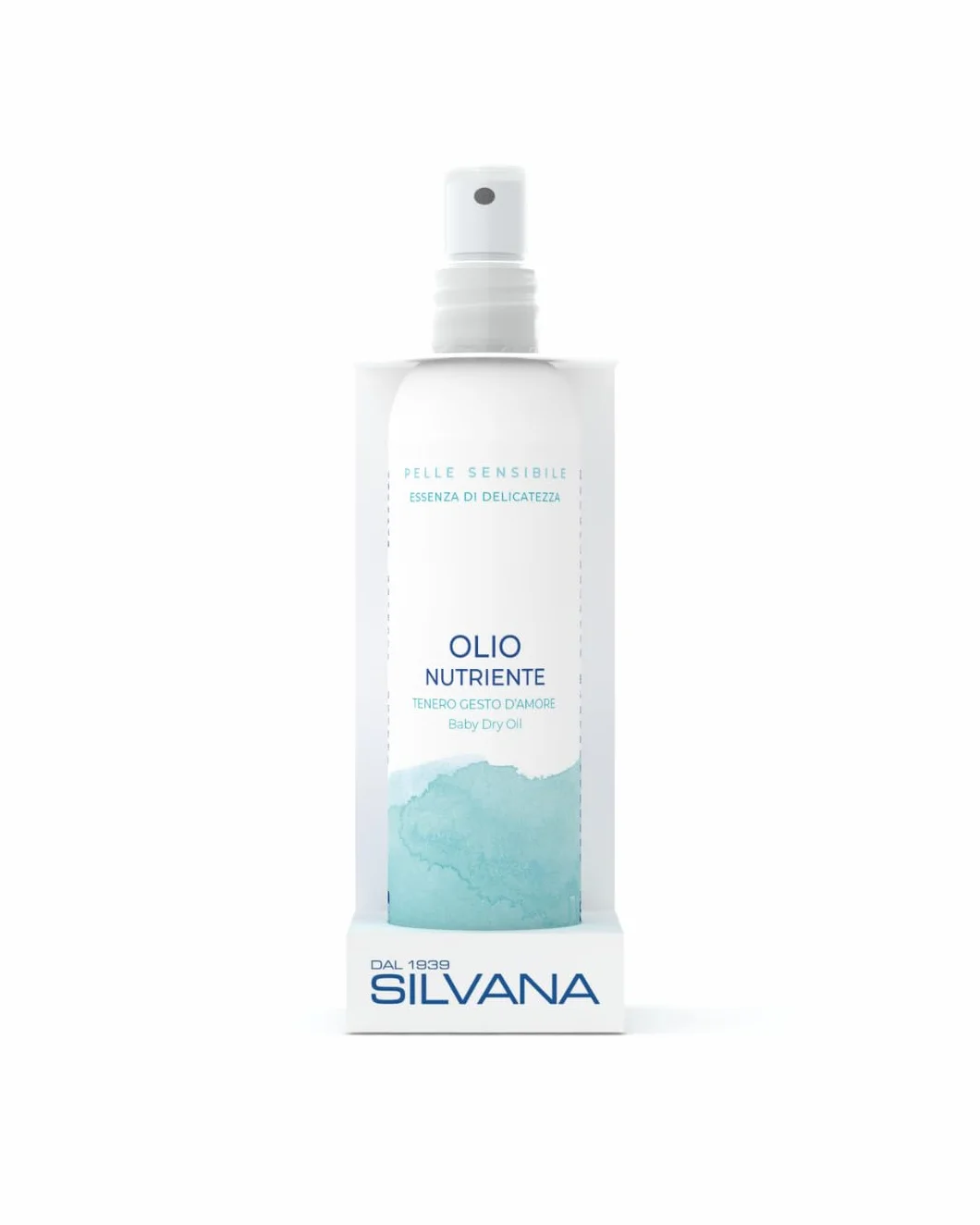 Olio Nutriente Secco Spray per pelle delicata dei bambini, 150 ml, con olio di avocado, macadamia e jojoba