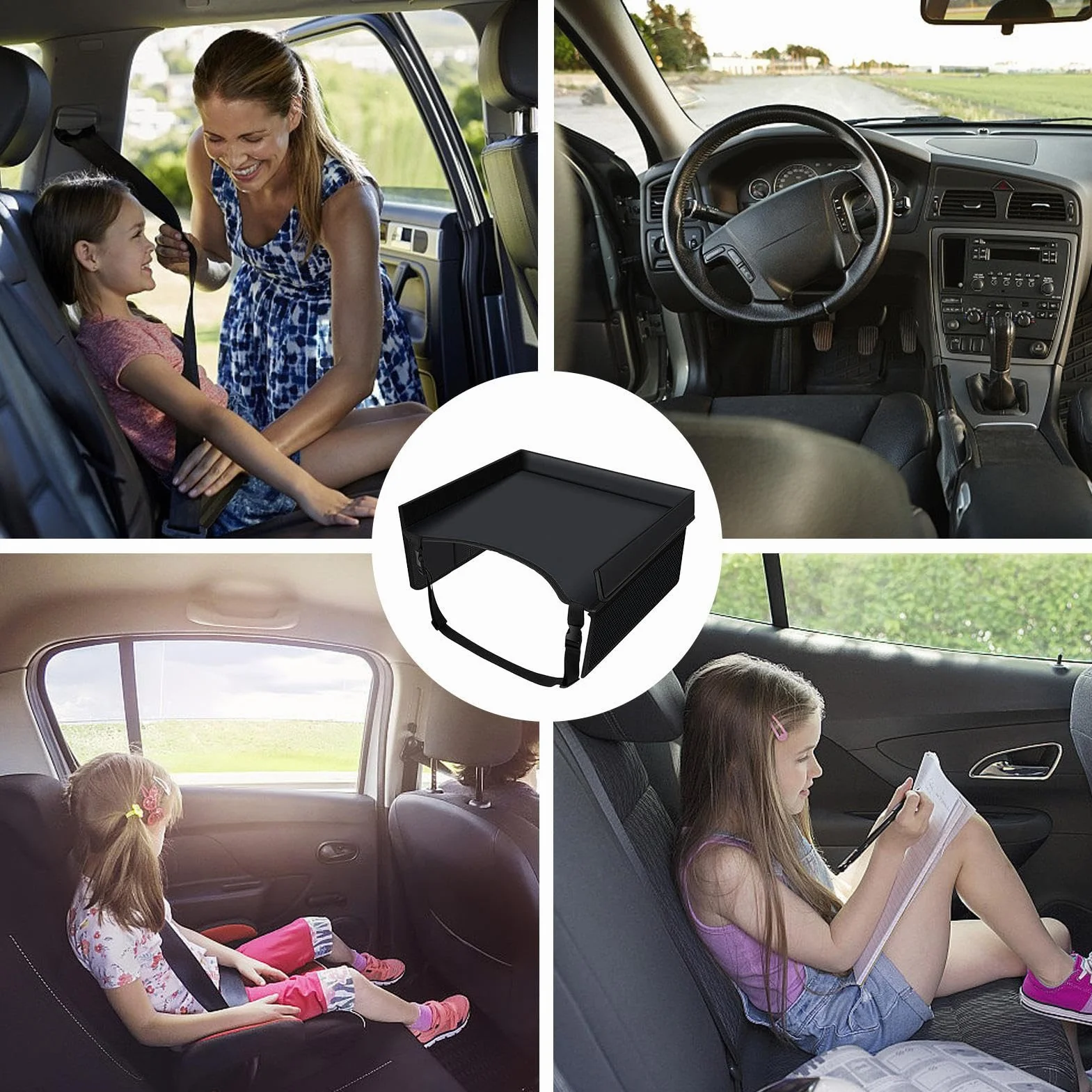Vassoio Da Viaggio Per Bambini, Tavolino Da Viaggio Per Bambini, Scrivania Pieghevole Per Attività Per Seggiolino Auto, Viaggio Per Giochi Per Seggiolini Per Bambini