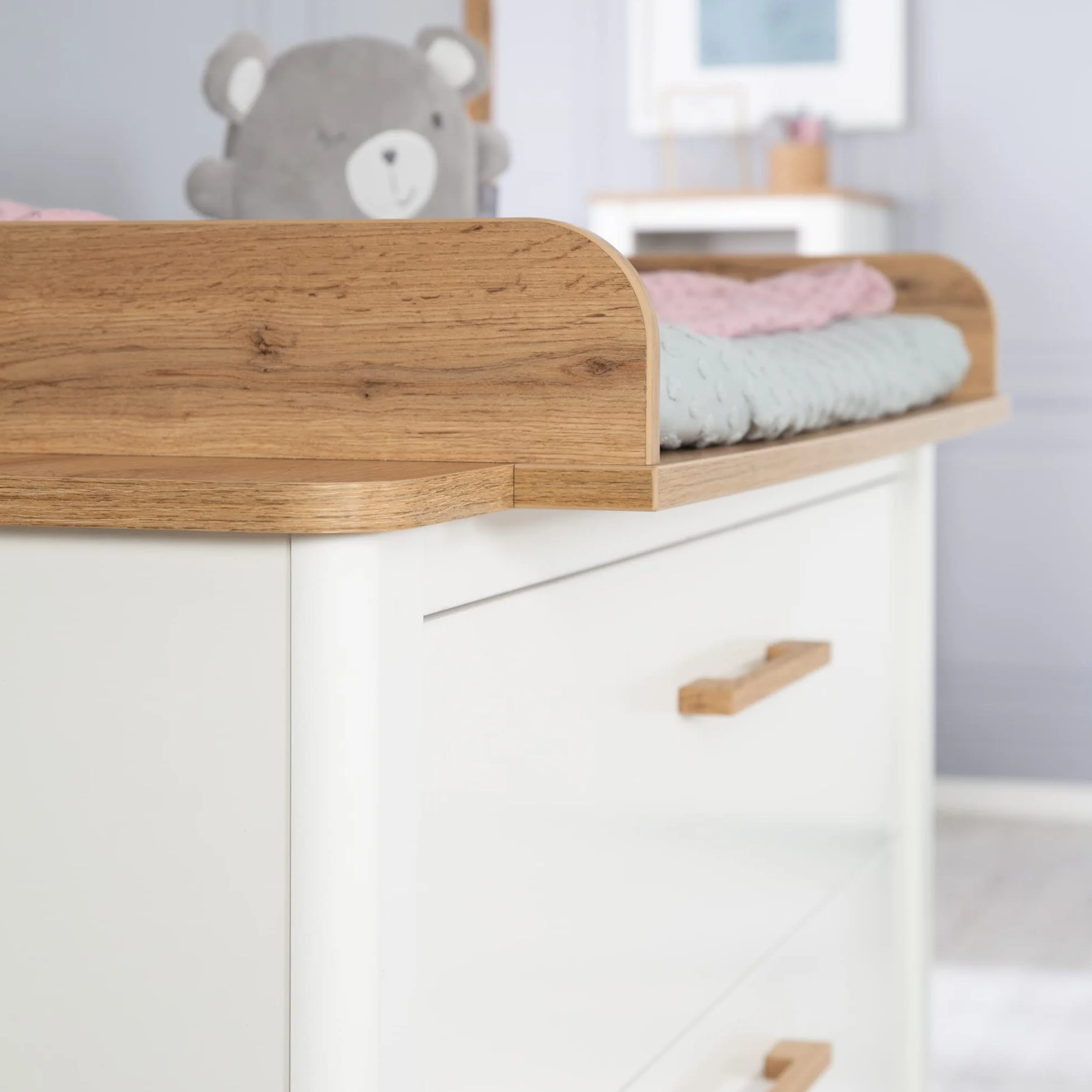 roba Fasciatoio"Ava" con fasciatoio in rovere Artisan, altezza 90,5 cm
