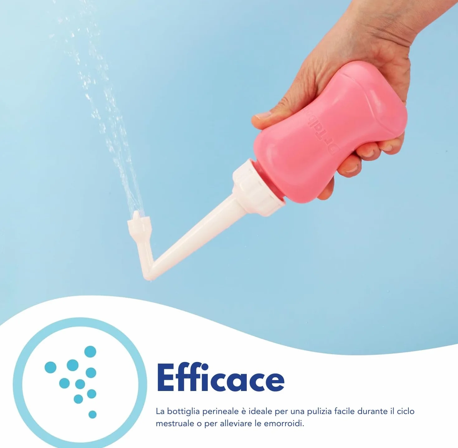 Nuby Dr. Talbot’s Mom Bidet Portatile Post-Parto 360ml | Silicone | Salute Materna | Con Borsa per la Conservazione