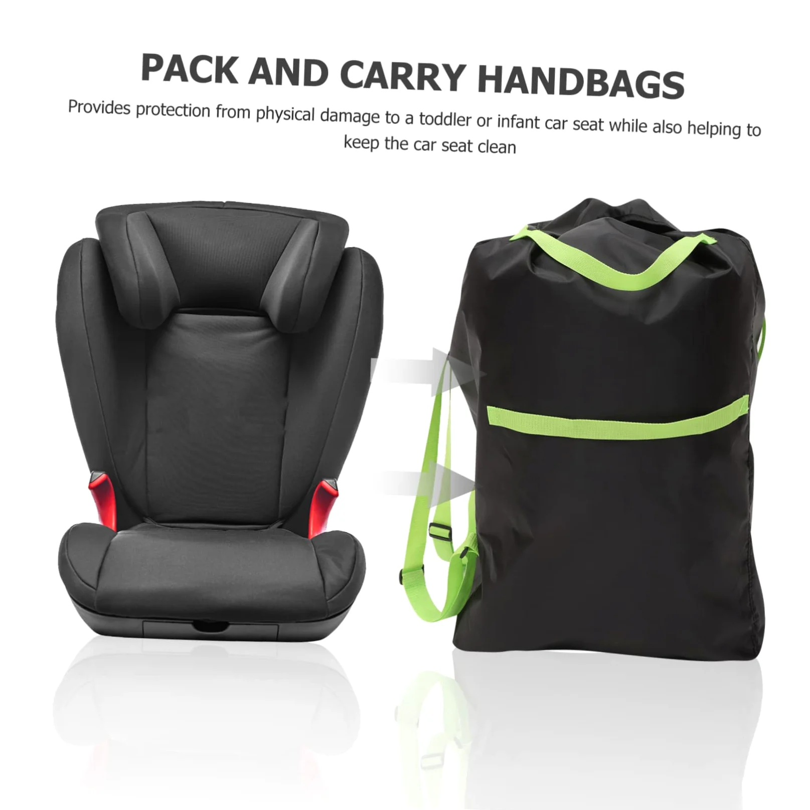 BESPORTBLE Borsa per Passeggino da Viaggio con Copertura Protettiva, Resistente Tessuto Oxford, Doppia Tracolla per Genitori, Protezione Rapida per Gate Aeroportuale, Facile da Pulire