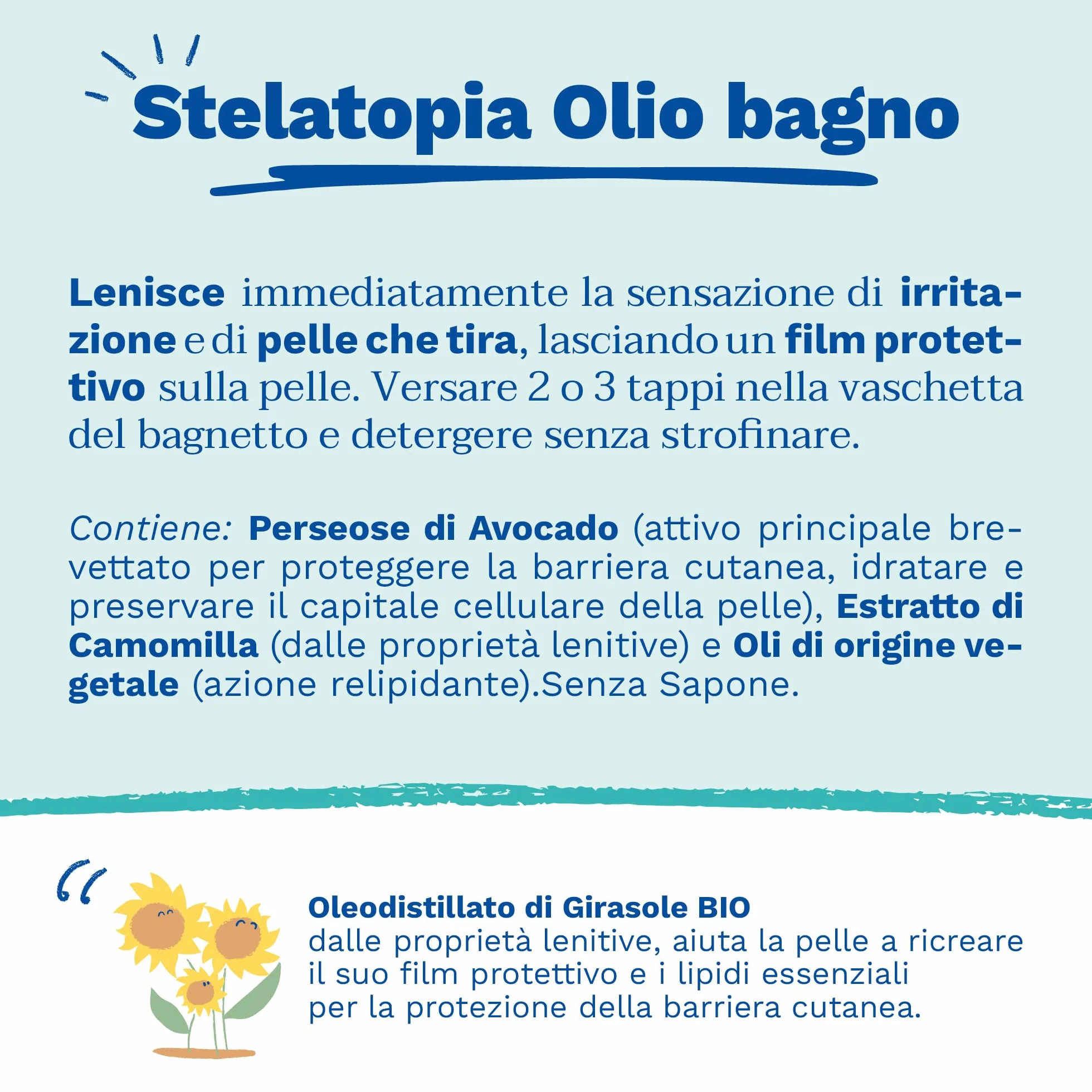 Mustela Stelatopia Olio Bagno per Pelle con Estrema Secchezza o Dermatite Atopica, Corpo e Capelli, Neonati, Bambini, Tutta la Famiglia - Detersione Quotidiana, Reintegra i Lipidi della Pelle (500ml)