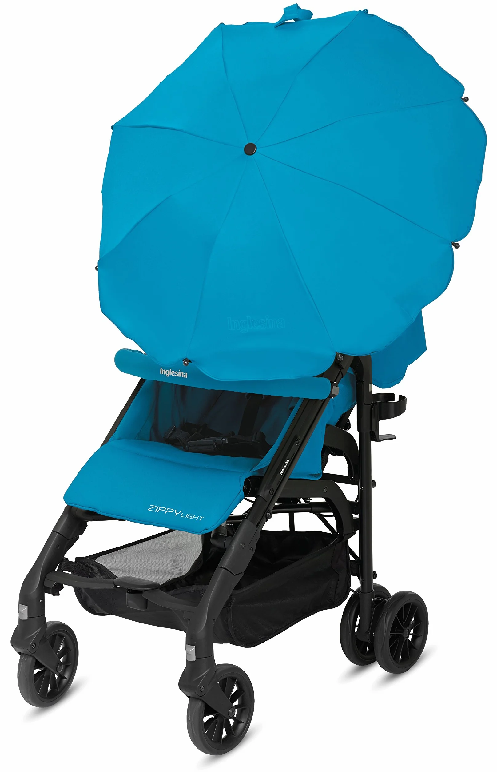 Inglesina Ombrellino Parasole per Passeggino, Blu (Antigua Blue), 50+ UV Bambini e Neonati, Protezione solare
