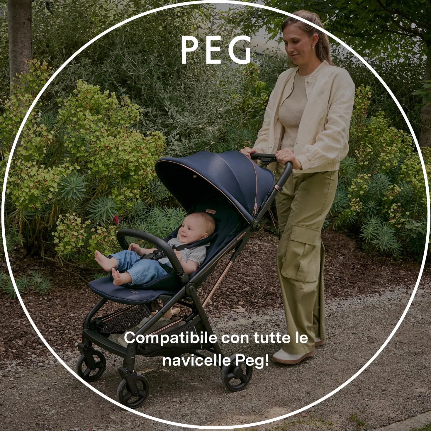 PEG Mattress Cover - Coprimaterasso Traspirante in TENCEL™ per Navicella - Compatibile con tutte le Culle Peg Perego