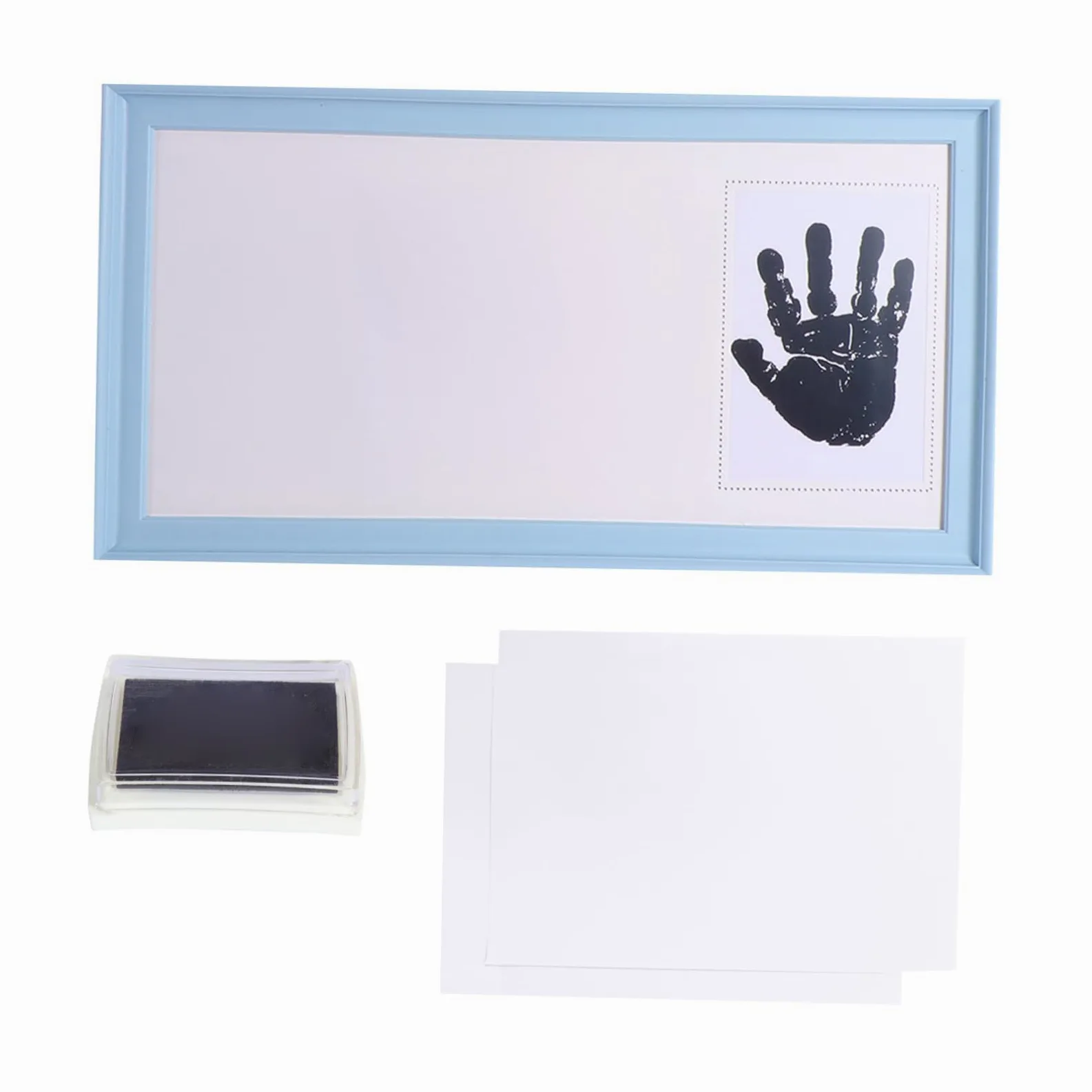 Toyvian Cornice Portafoto Per Neonati Porta Impronte Di E Piedi Cornice Portafoto Per Neonati Registrazione 12 Mesi