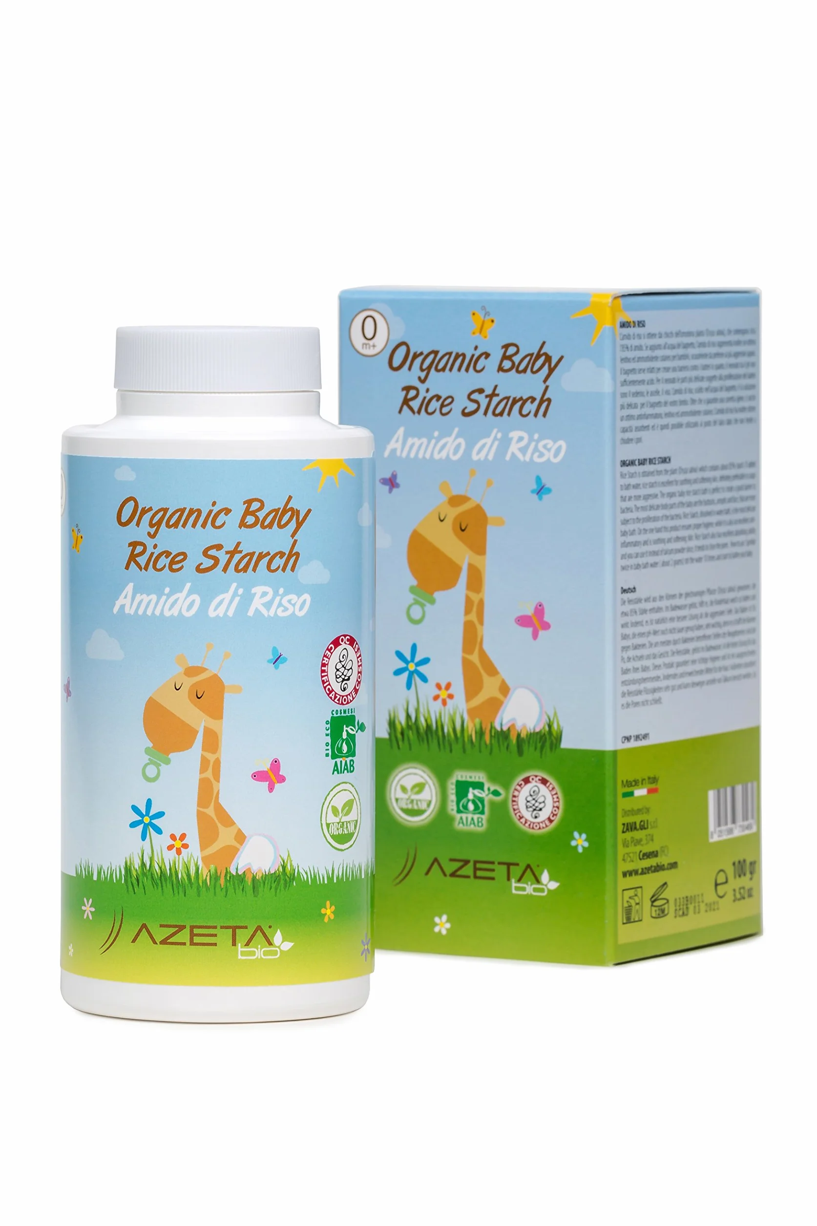Amido di Riso Biologico - AZETAbio - Linea Bimbi - 100 ml
