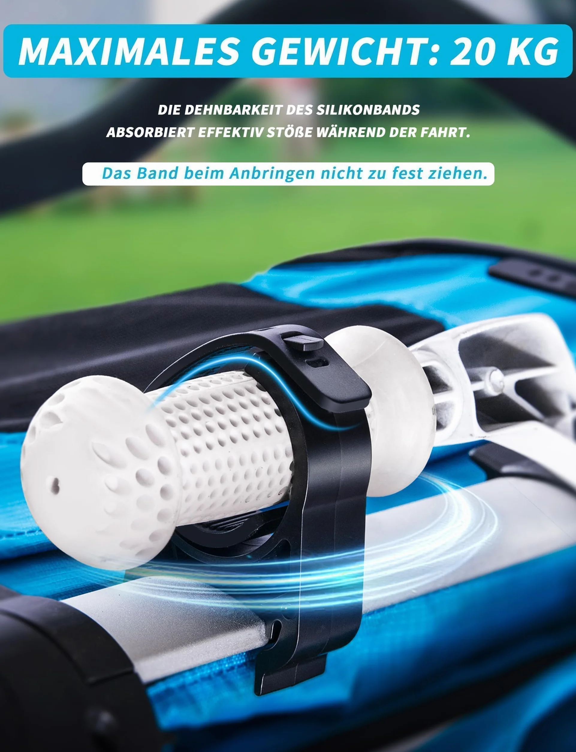 Ruota per bicicletta, supporto per Thule Chariot 2017-2023 Sport, Cross, Cab, Lite 2 fino a 14 pollici max. 20 kg - Rimorchio per bicicletta per bambini