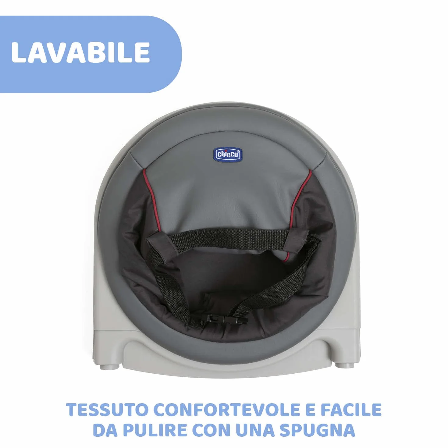 Seggiolino da Tavolo 360, Seggiolino per Pappa con Sistema di Rotazione, Lavabile, Trasportabile, 6 Mesi+