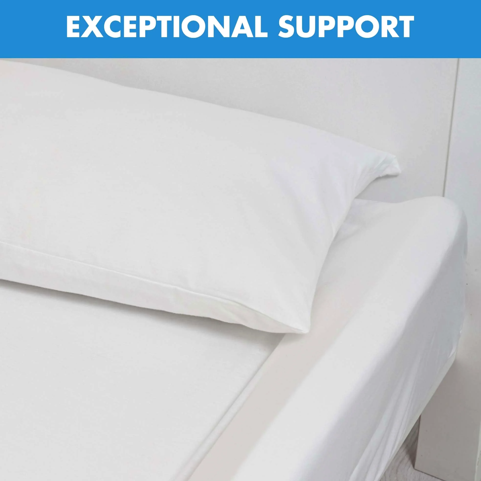 Sponda da Letto in Schiuma per Bambini - Protezione Alternativa a Sbarra di Metal - Per Bambino e Letto Singolo con Rivestimento Rimovibile e Lavabile - Prodotto in Portogallo 2 Barriere