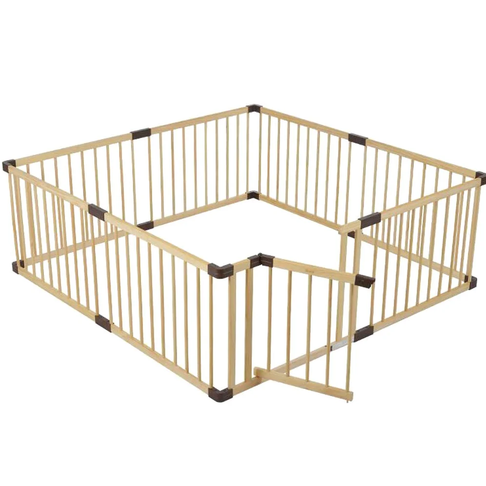 Box per Bambini in Legno Gioco per Bambini all'Interno e all'Esterno Recinto per Bambini Area Giochi Box per Giochi Centro Giochi, Box Portatile BabSafety