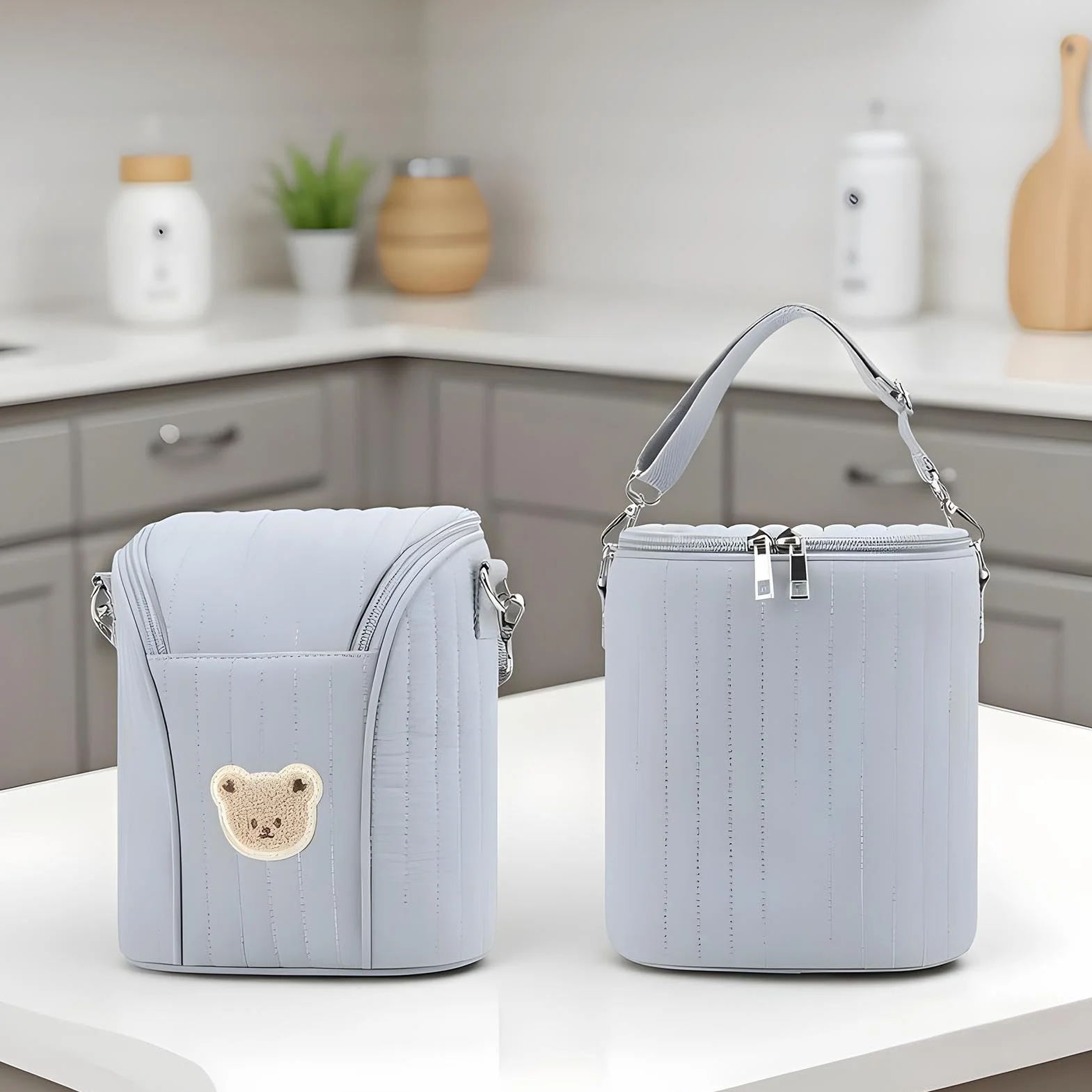 Borsa termica per biberon per bambini - Leggera e carina, isolata | Borsa per la conservazione del latte per portabiberon per bambini, per l'isolamento del trasporto di alimenti per il latte materno,
