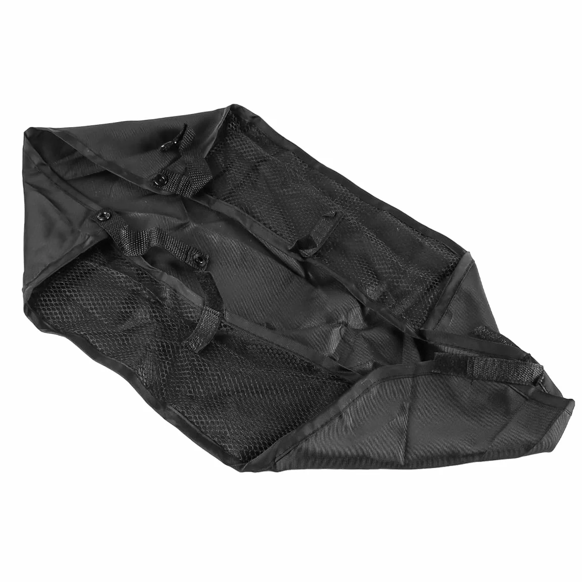 Cesto per Carrozzina, Borsa portaoggetti per Carrozzina, Borsa portaoggetti per Passeggino (30x30x10cm Nero)