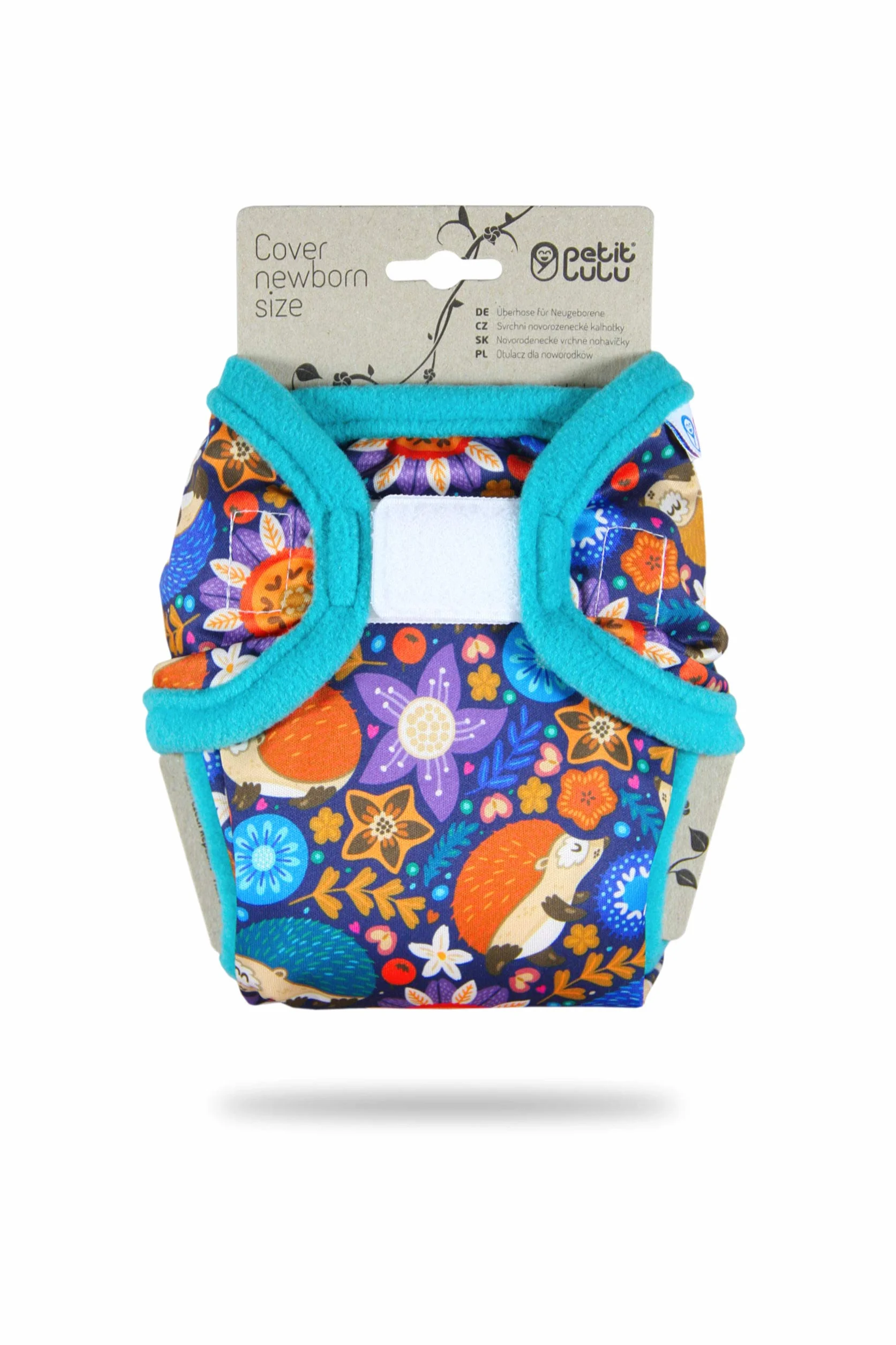 Cover Petit Lulu | Taglia neonato | Hook & Loop | Pannolini lavabili | | Pannolino di stoffa | Prodotto in Europa (Hedgies)