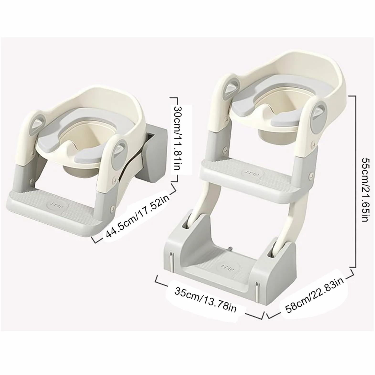 Riduttore Da Viaggio Water Bambini Sgabello Scaletta Per Bimbi Viaggio Auto | Riduttore Water Antiscivolo Con Gradini Bimbi Per Casa, Viaggi, Outdoor, Campeggio, Auto, Passeggino, Bagno