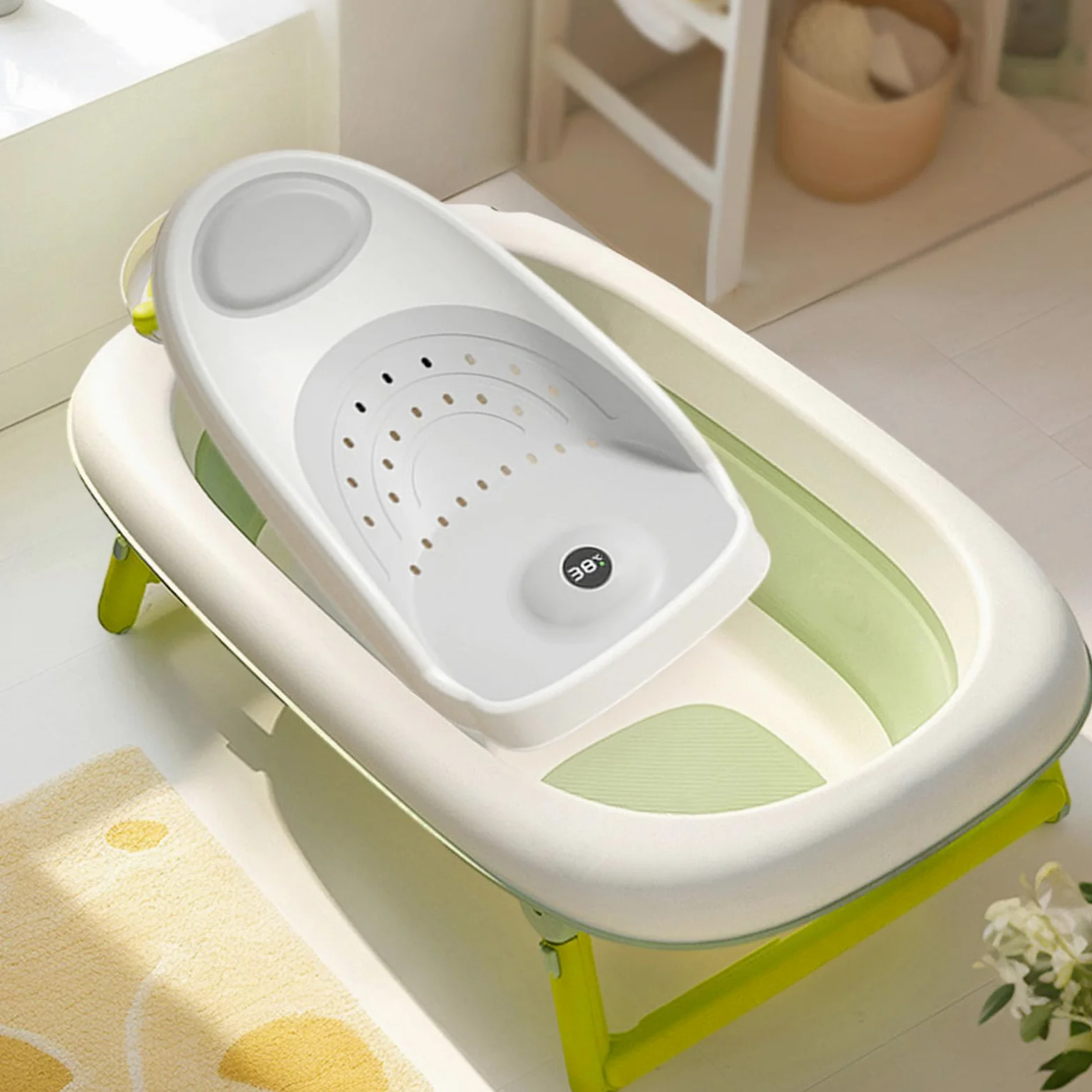Supporto per seggiolino per bagnetto,Supporto per bagnetto,Seggiolino per | vasca da bagno - Supporto ergonomico per il bagno dei bambini, seggiolino per vasca da bagno, seggiolino da bagno ad asciugat