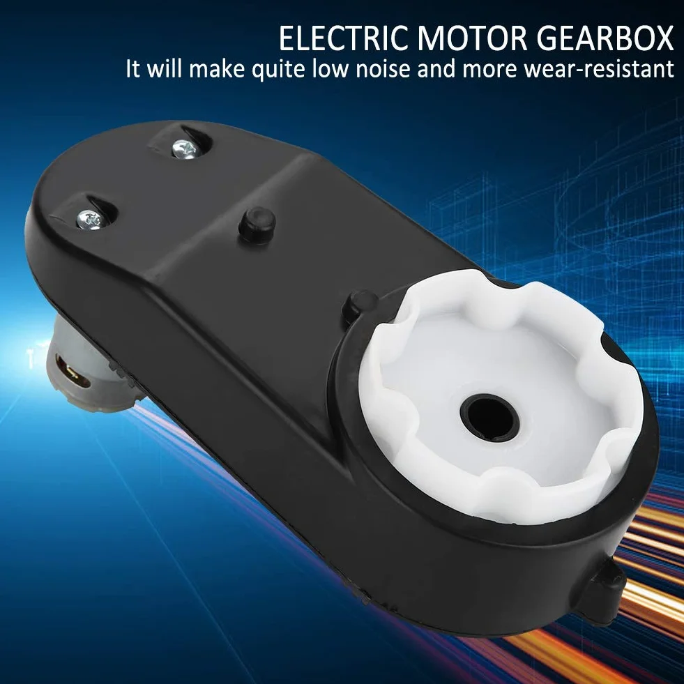 Riduttore per auto per bambini, riduttore per bambini, riduttore per motore elettrico 6V/12V 12000-20000 giri/min per auto giocattolo per bambini(12V 16000RPM)