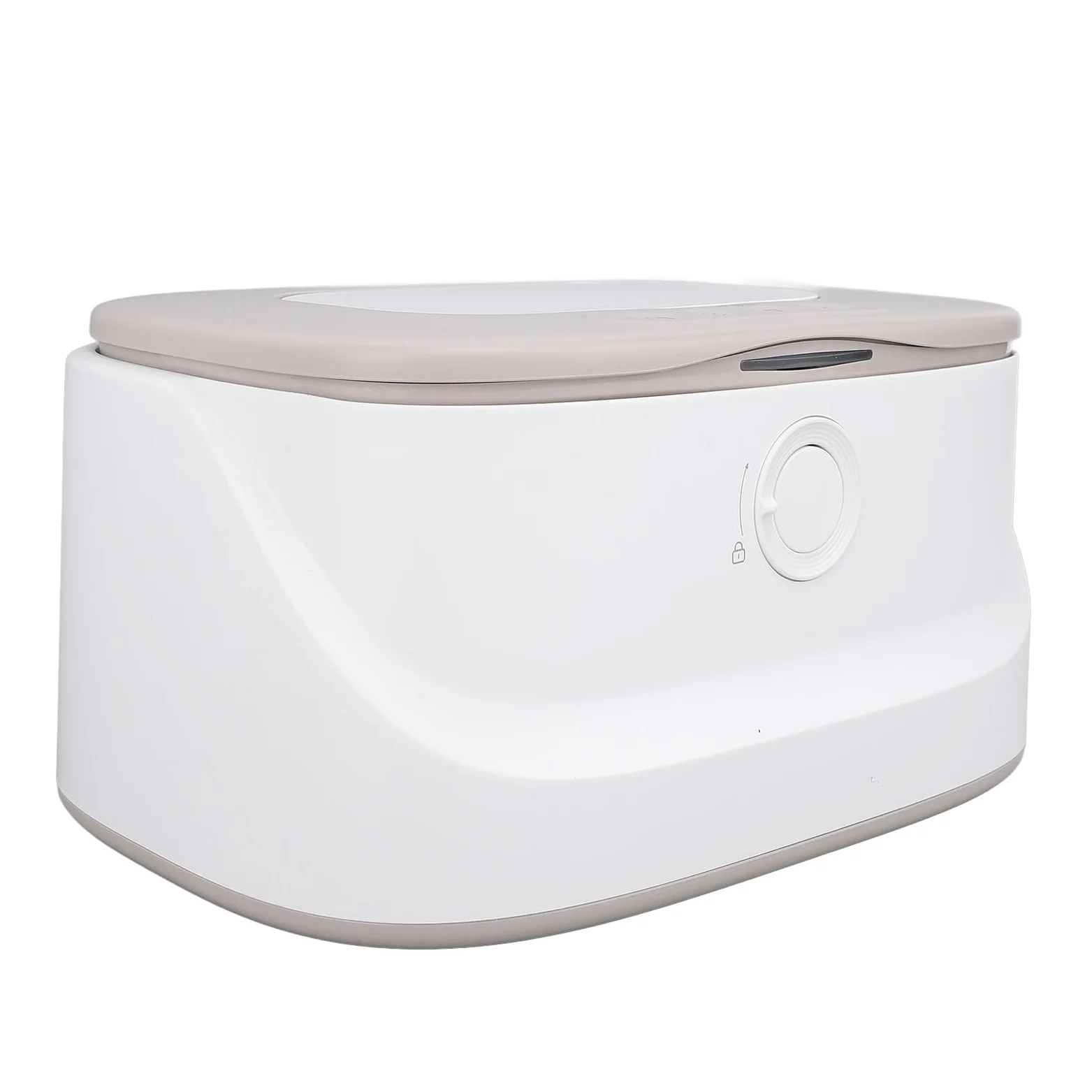 Generic Dispenser Scalda Salviette Umidificate per Bambini Controllo Intelligente della Temperatura Grande capacità con Luce Notturna per la Cameretta dei Bambini (GRAY)