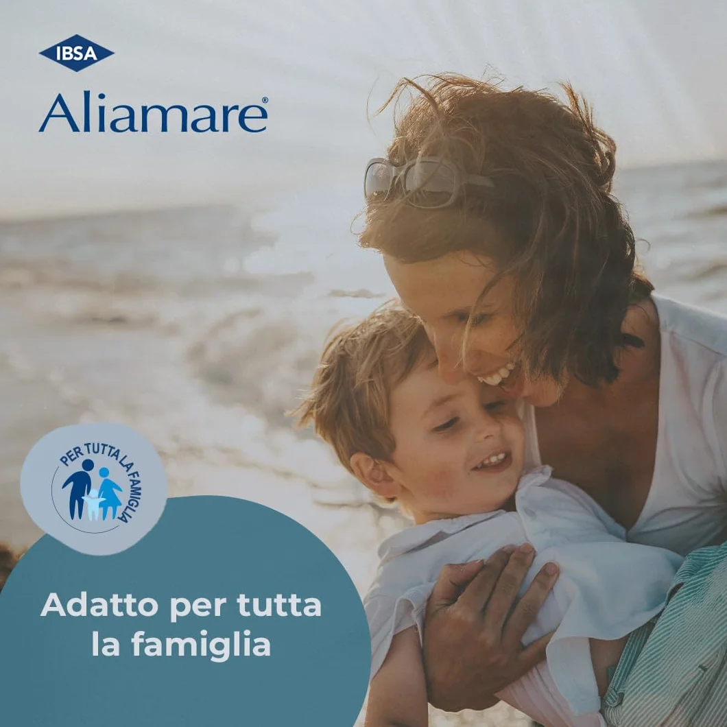 IBSA Aliamare - 30 flaconcini monodose | Soluzione fisiologica, sterile, indicata per l'igiene e l’aerosolterapia. Per adulti e bambini, anche neonati