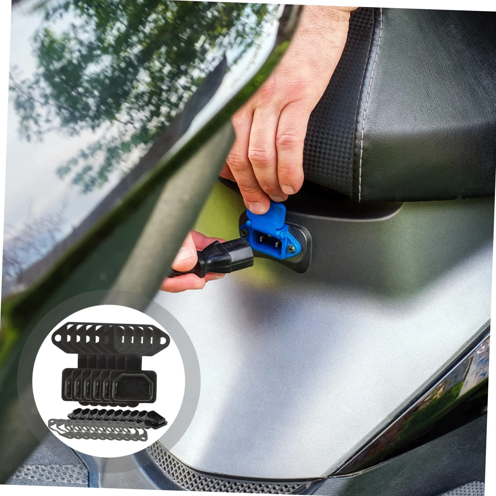 Veemoon 4 Set Copripresa Elettrica Protezione Per Ac Facile Installazione E Resistente Alle Per Uso Pezzi*4