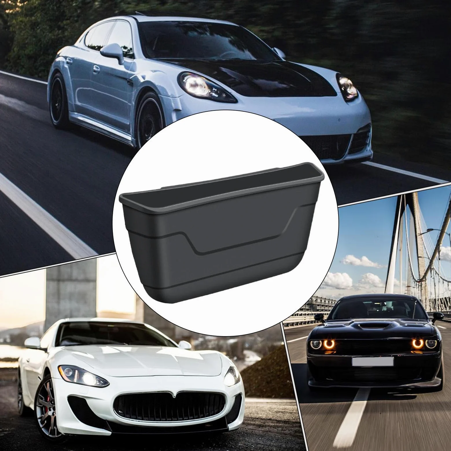 Scatola Portaoggetti Per Sedile Auto Posteriore Cestino | Scatola Portaoggetti Multifunzionale Per Sedile Posteriore Auto Per Viaggi, Gite Stradali, Uso Quotidiano E Pendolarismo