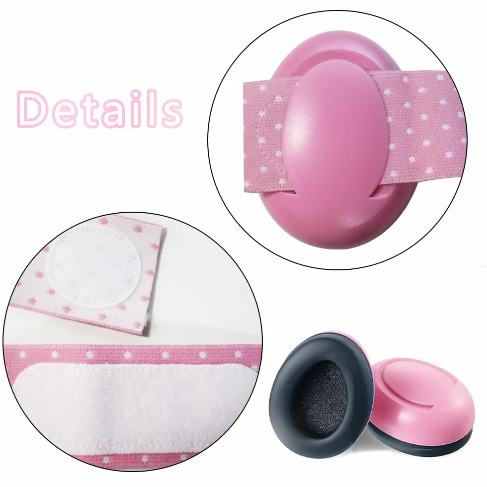 Jiahuade Cuffie Neonato Antirumore,Cuffie Protezione Udito Bambini,Cuffie per Concerti Bambini,Cuffie di Sicurezza,Protezione dell'udito per Bambini,Protezione Acustica per Bambini