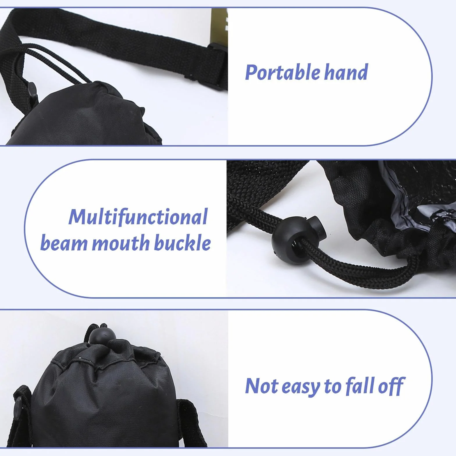 2PCS Borsa per Bottiglia Termica, Borsa Termica per Bevande con Tracolla Regolabile, Borsa Portatile per Bottiglia D'acqua Piccola, per Esterni, ViaggiS