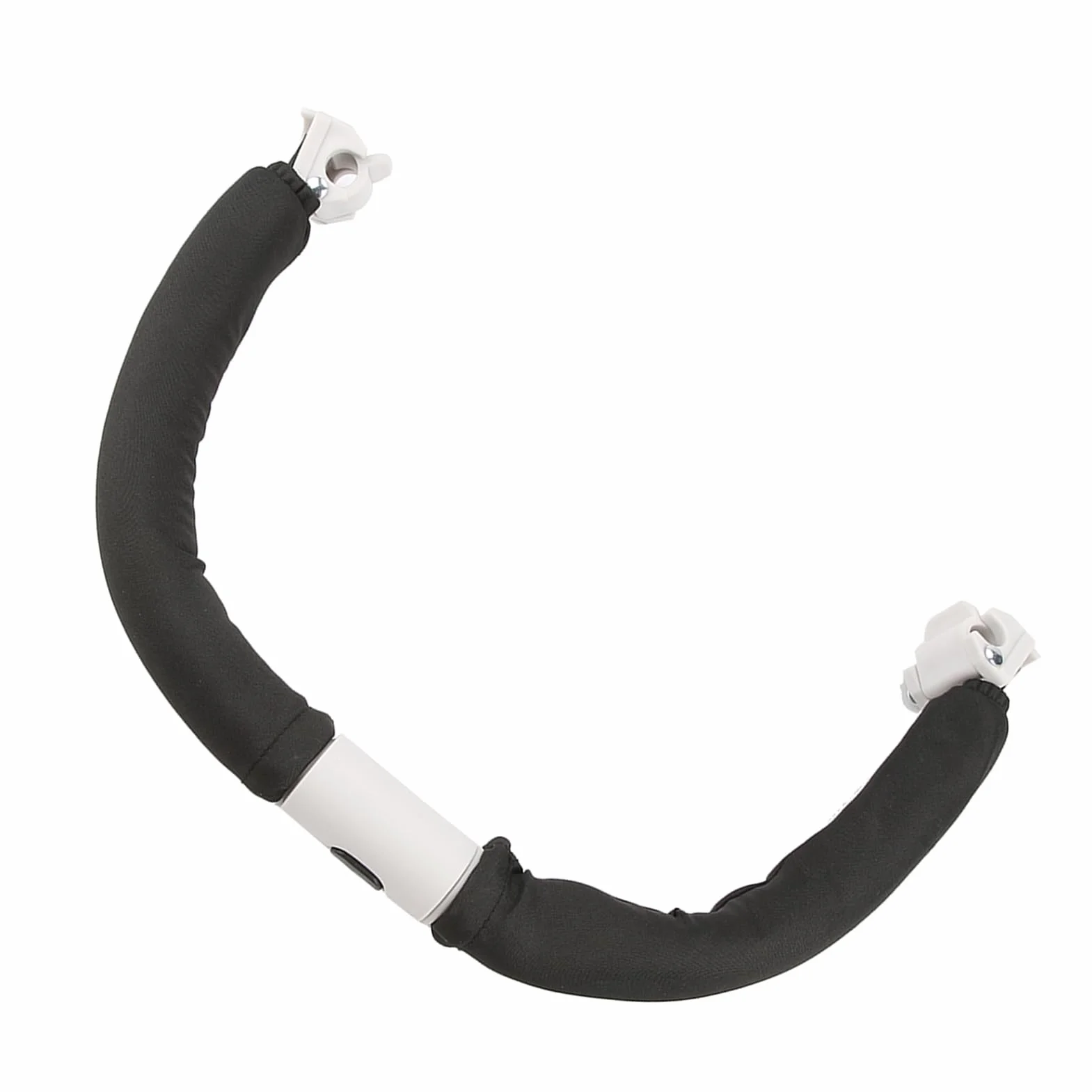 Maniglia per passeggino regolabile Manubrio Accessori per passeggino Barra paraurti Maniglia per passeggino Bracciolo Guardrail anteriore staccabile Recinzione di sicurezza (Black)