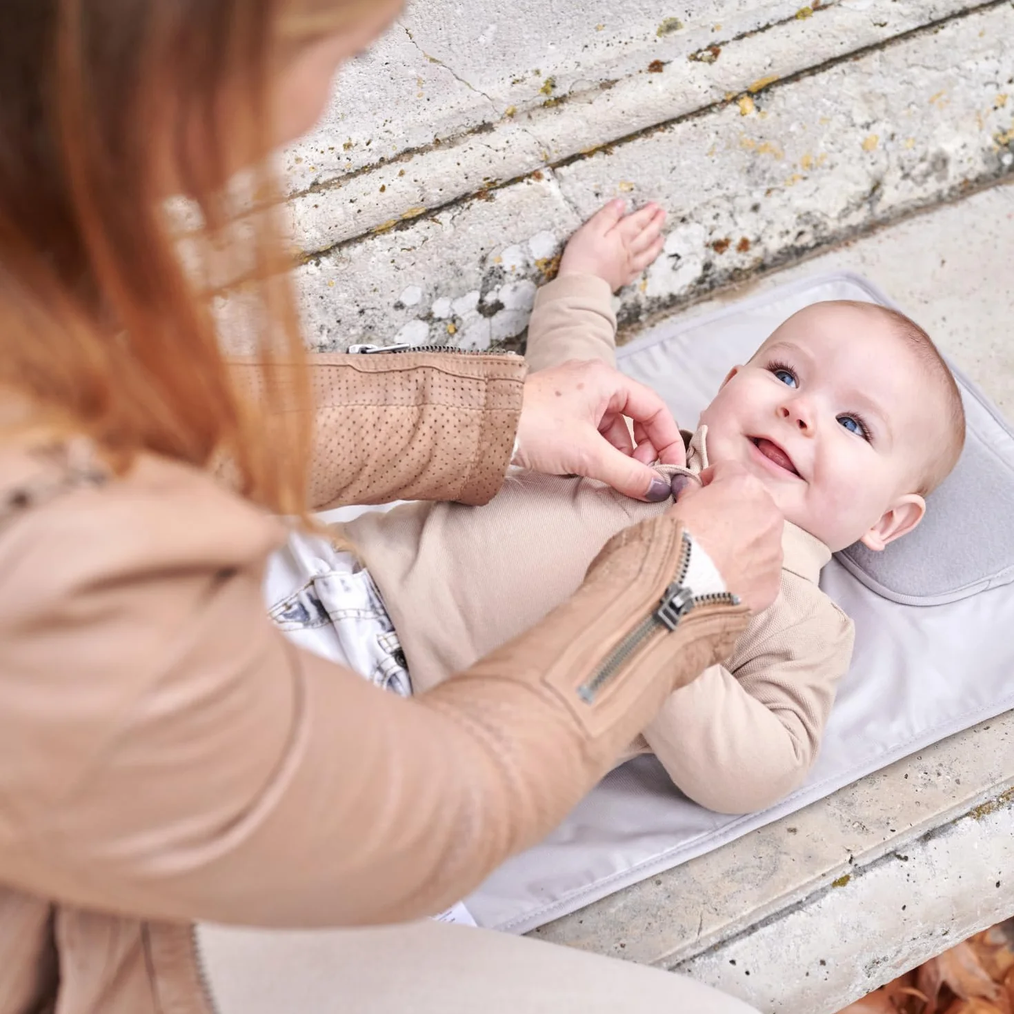 TENDS Fasciatoio Portatile Neonato - Fasciatoio Pieghevole e Impermeabile per Viaggio como Neonato Accessori Utili - Regalo Nascita Perfetto per Bimbo e Bimba - Fasciatoio neonato portatile