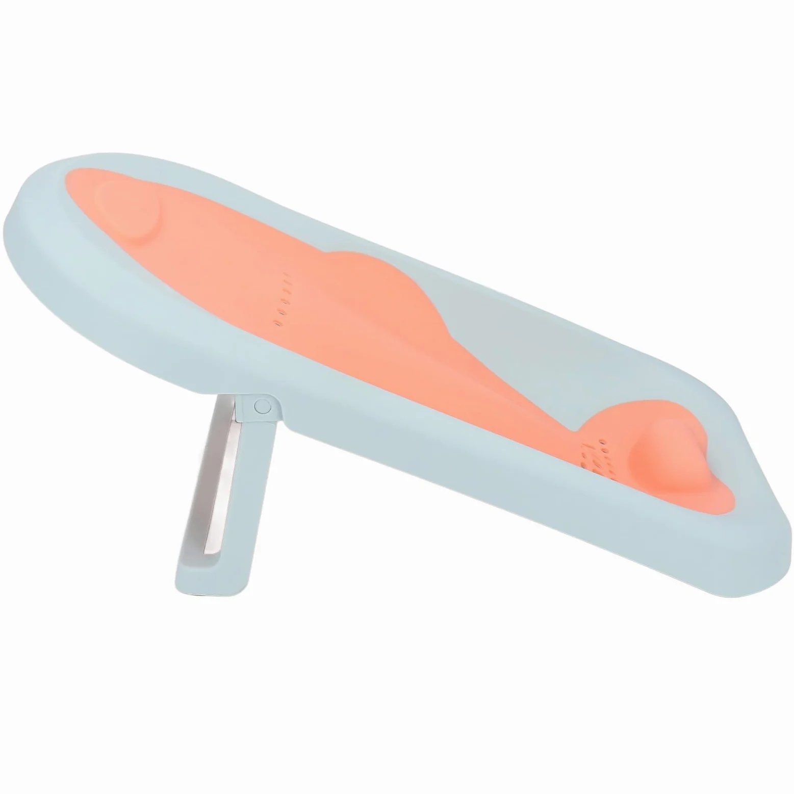 Supporto per Seggiolino per Bagnetto, Supporto per Bagnetto Ergonomico Pieghevole per Lavandino per Neonato (Verde Matcha)