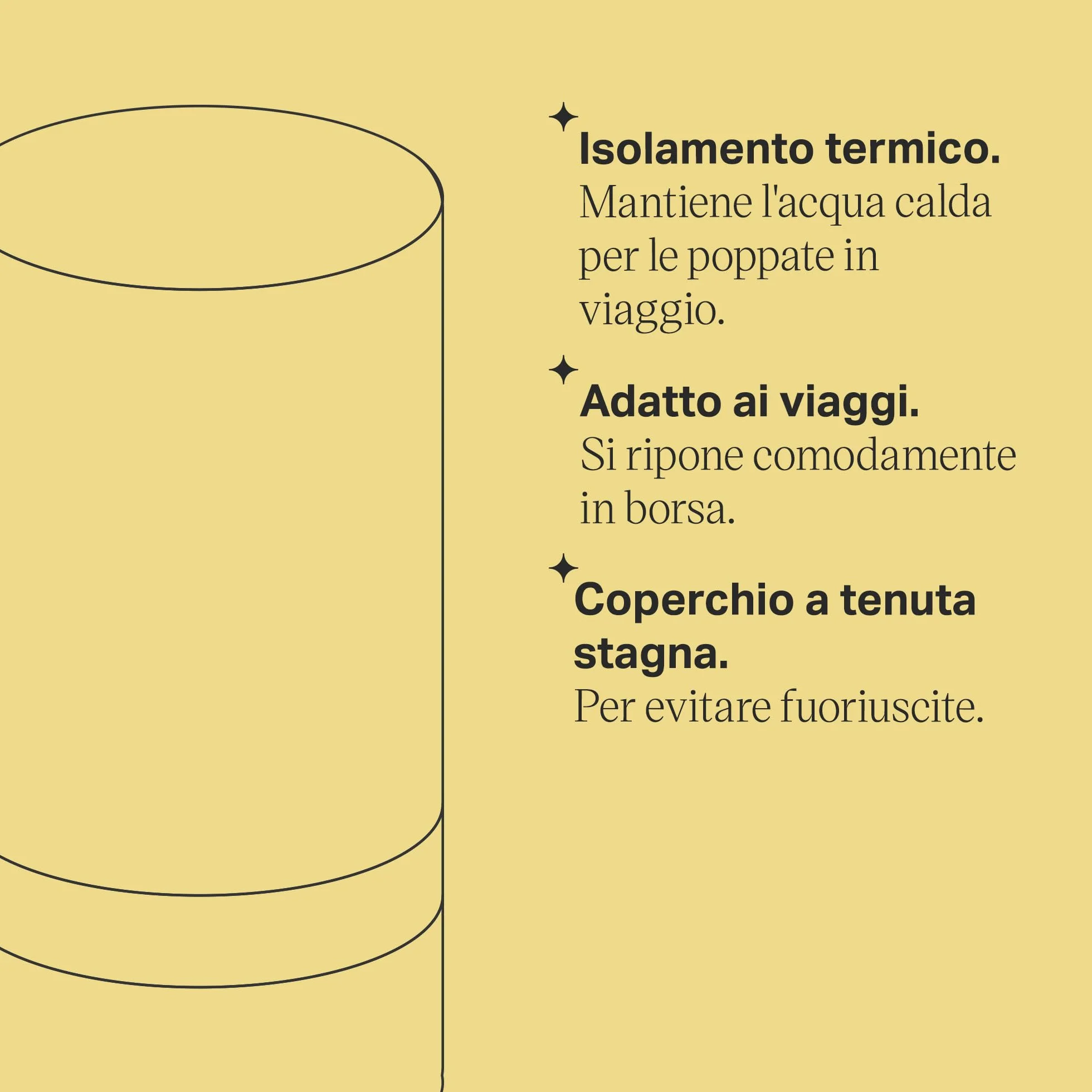 Tommee Tippee Scaldabiberon da Viaggio, Ideale per Viaggi, Isolamento Termico, Borraccia in Acciaio inox con Tappo a Prova di Perdite