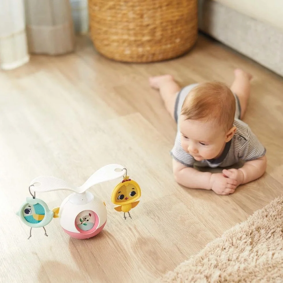 Tiny Love Tummy Time Mobile Entertainer - Tiny Princess Tale, bianco/rosa/giallo/blu