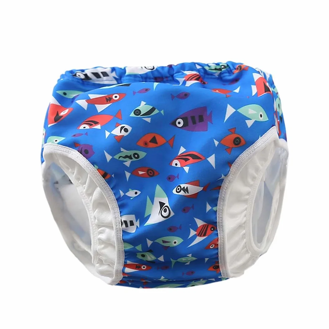1 Pezzo Pannolini da nuoto Nuovo Adorabile Riutilizzabile Bambino Nuoto Ragazze per i Bambini, 0-2 anni (Flamingos, S/18-28lb/0-2 anni)