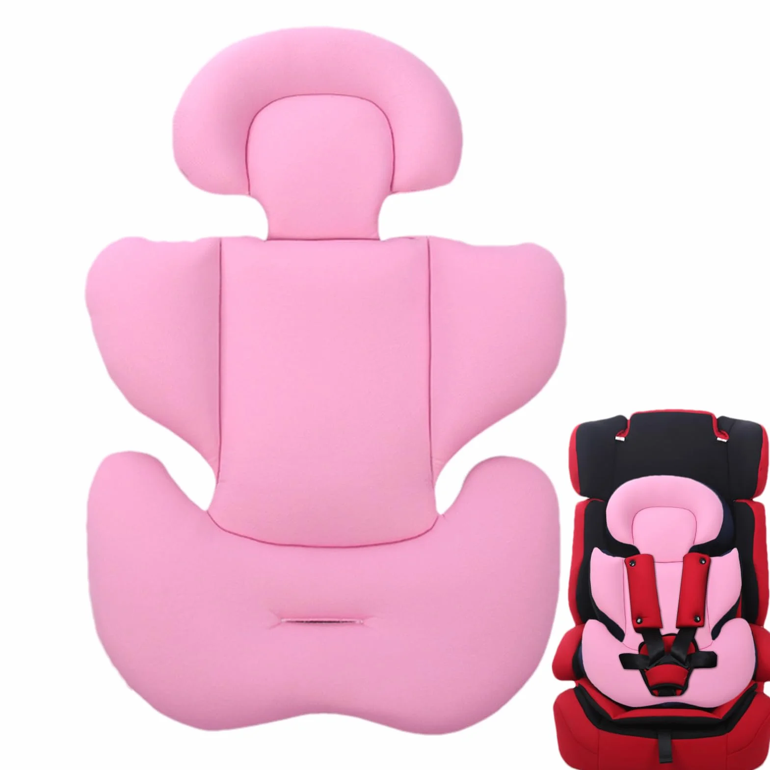 Cuscino Per Passeggino, Riduttore Sedile Per Passeggino, Supporto Per La Testa E Corpo Del Seggiolino Auto Per Bambini