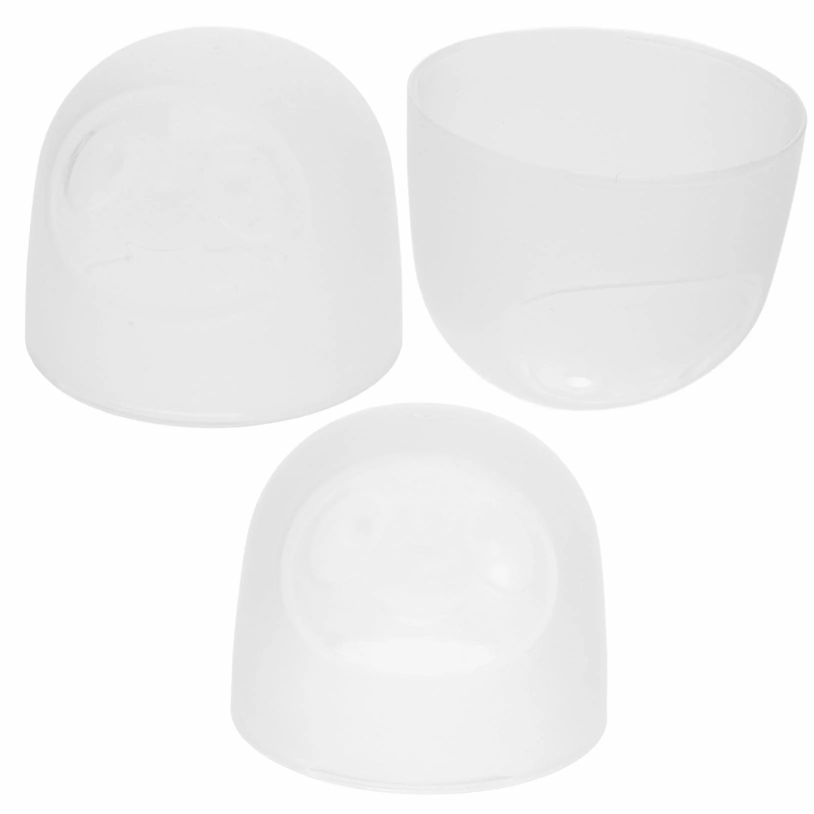 ifundom Tappi Per Bottiglie Per Latte a Di Perdite in Plastica Riutilizzabili Copri Bottiglie Trasparenti a Bocca Larga Protezione Igienica Per Uso Domestico e Viaggio Set Da 3 Pezzi