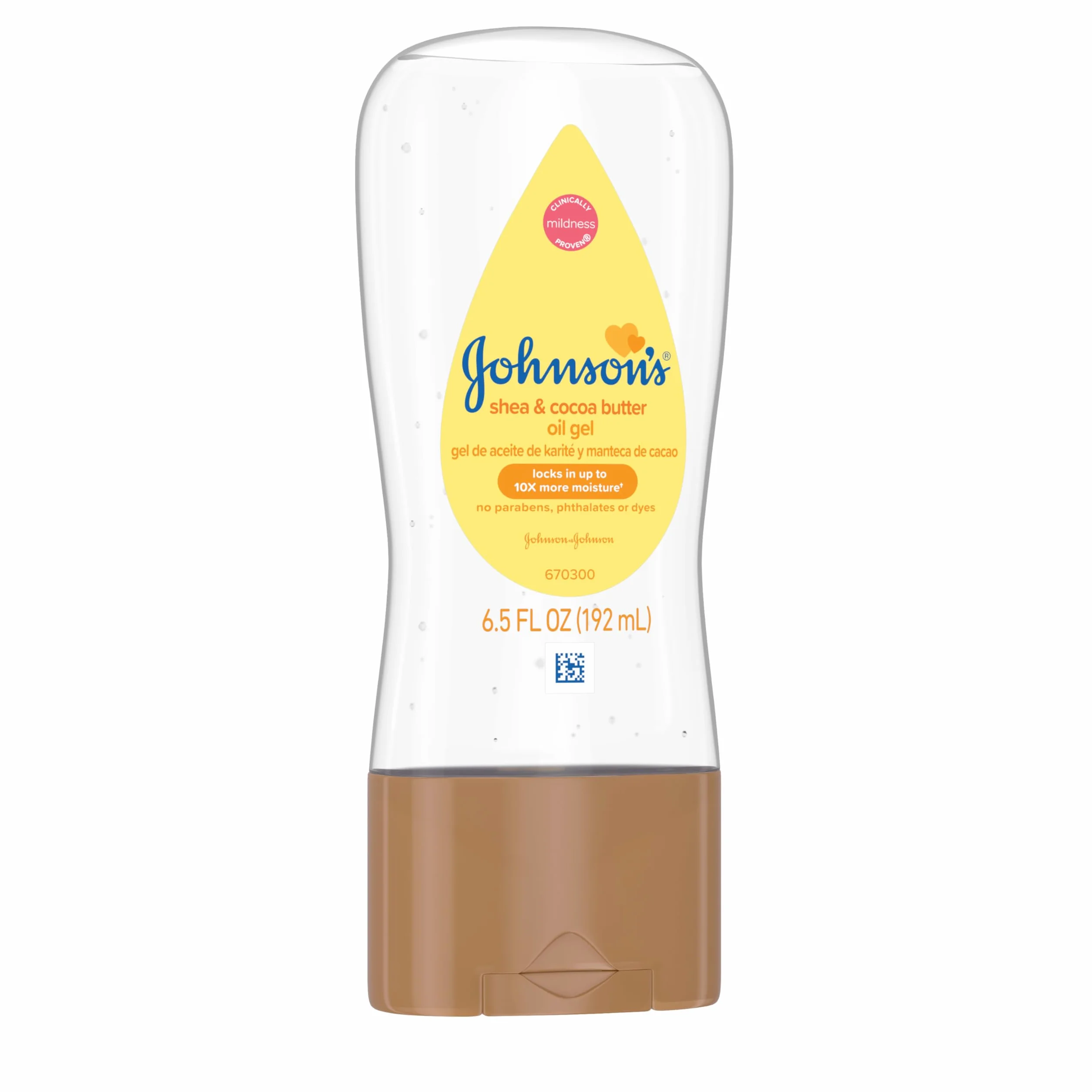 Johnson's Baby Oil Gel, Shea & Cocoa Butter, 6.5 Ounce by Johnson's Baby