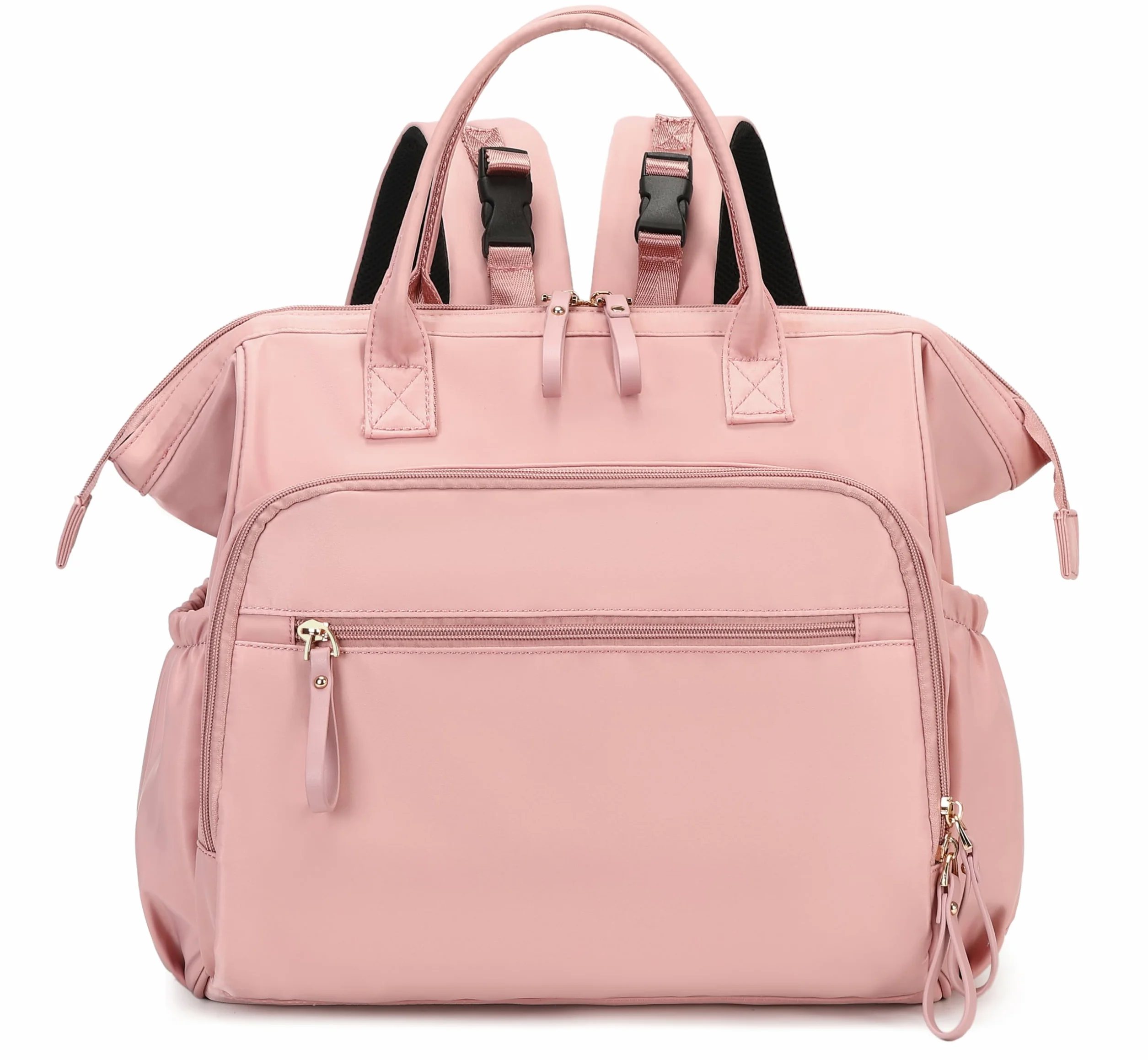LORADI, Borsa tote portapannolini convertibile, con ampia apertura nella parte superiore,14 tasche e supporto per passeggino, impermeabile