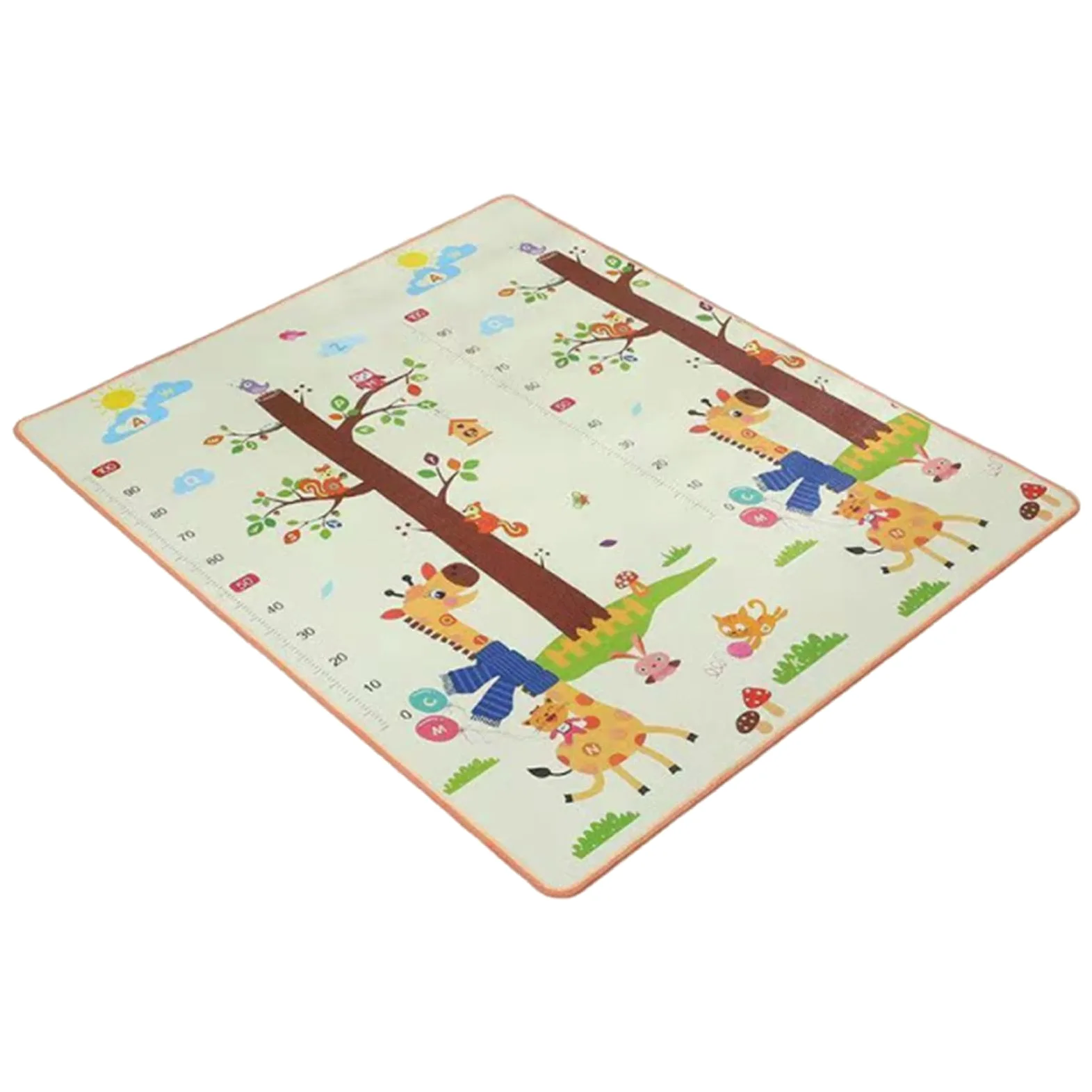 Tappeto Attività Bambini 200 x 180 cm Tappeto per Gattonare e | Tappeto per Sala Giochi e Area Ricreativa Per Casa Appartamento Fattoria Asilo Soggiorno e Camera da