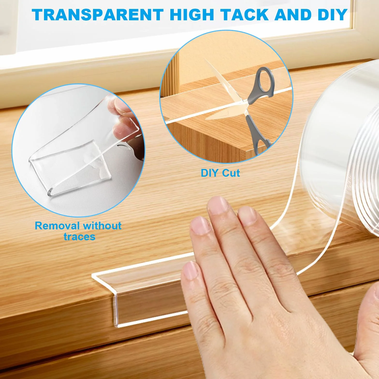 Vicloon Paraspigoli Per Bambini, 1M Trasparenti Protezione Angolo Bambino Autoadesiva PVC, Extra Spesso Copri Angoli per Bambini, Para Spigoli per Mobili Paraspigoli Muro Angolari per Tavoli, Cassetti
