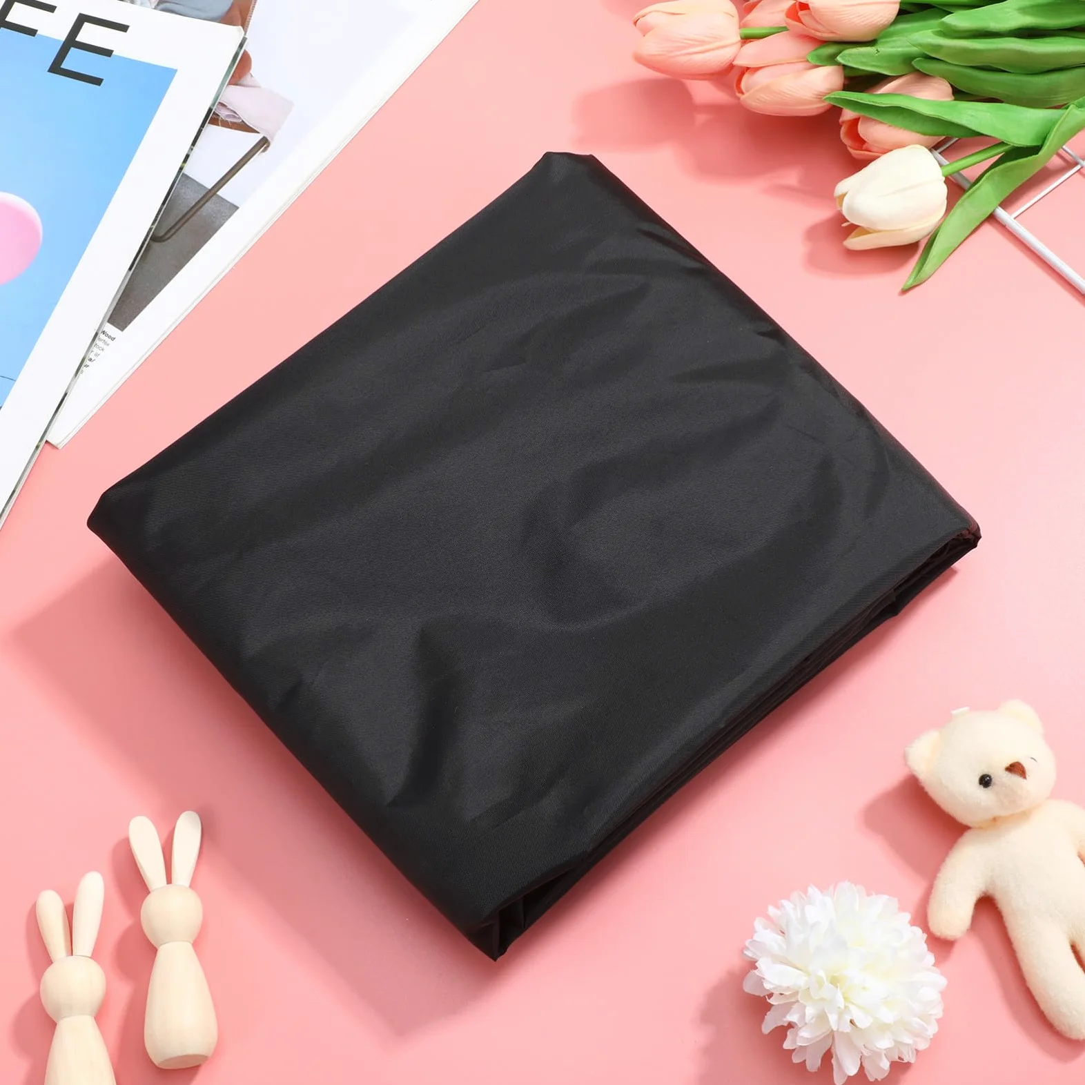 Alasum Borsa da Viaggio e Chiusura a Coulisse Bloccabile in Nylon Nero per Passeggino Doppia Tracolla per Comodo Stoccaggio and Viaggio in Aereo