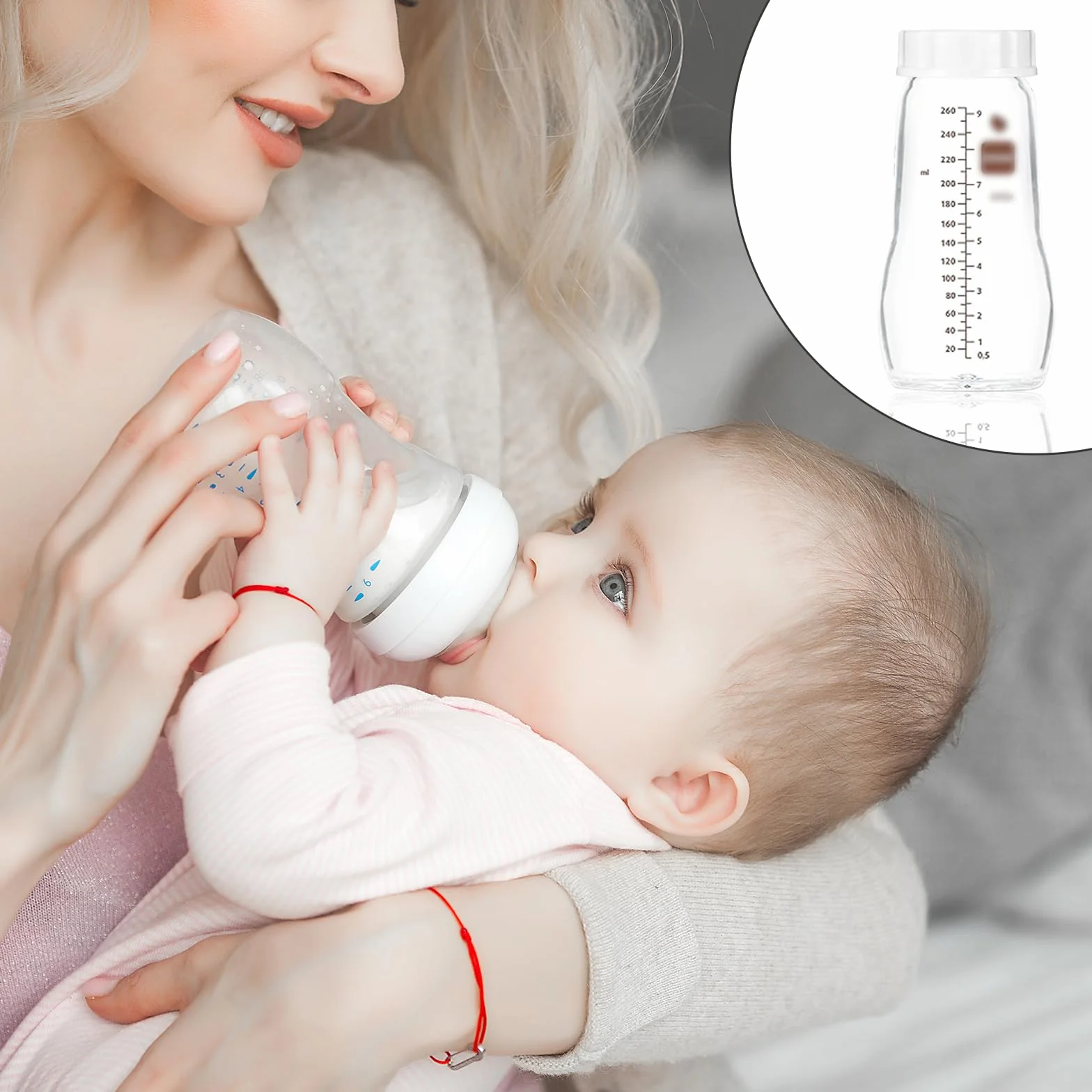 6 tappi bianchi per bottiglie da viaggio, compatibili con biberon MAM, coperchio per biberon, a prova di perdite, per latte materno, accessori per bambini, colore bianco, riutilizzabile