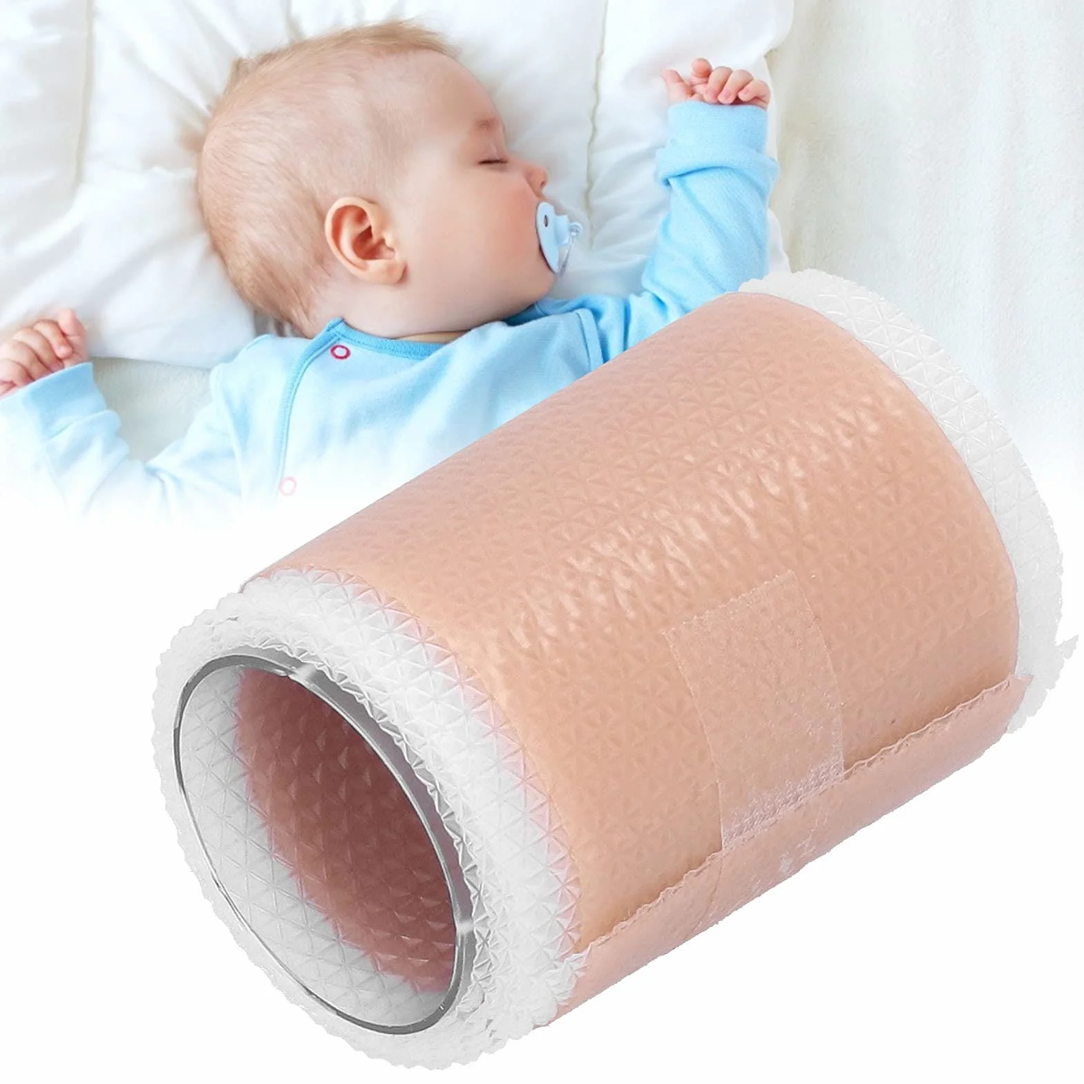Correttori Estetici Dell'orecchio del Neonato in Silicone 4 X 50 Cm, Adesivi per Orecchie Sporgenti per Bambini